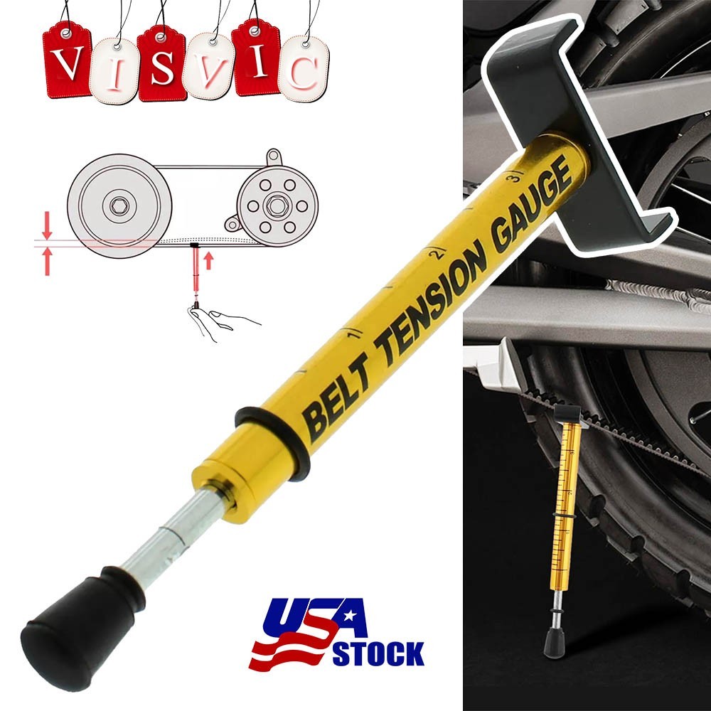 Adjustable Belt Tension Gauge Tool For Harley David/son & All Belt Drive Bikes💐