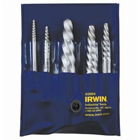 6 Pc. Spiral Flute Screw Extractor Set AHN-53545 Brand New!