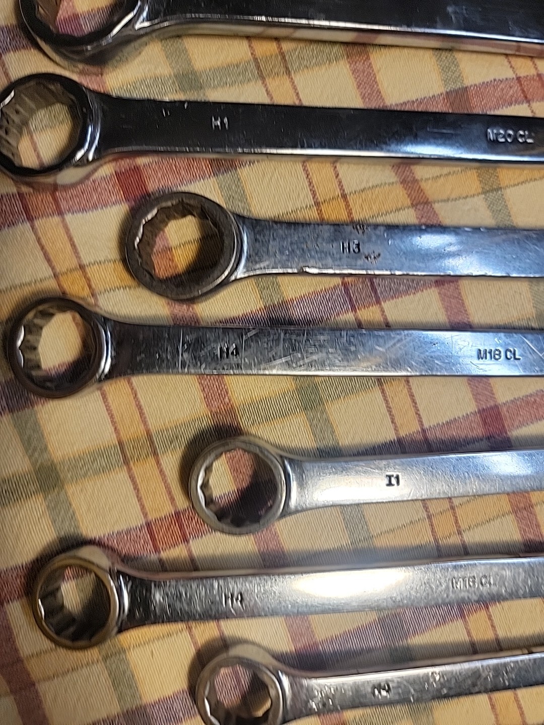 MAC Metric Range From M11CL – M23CL Combination Wrench Set 9 Pieces