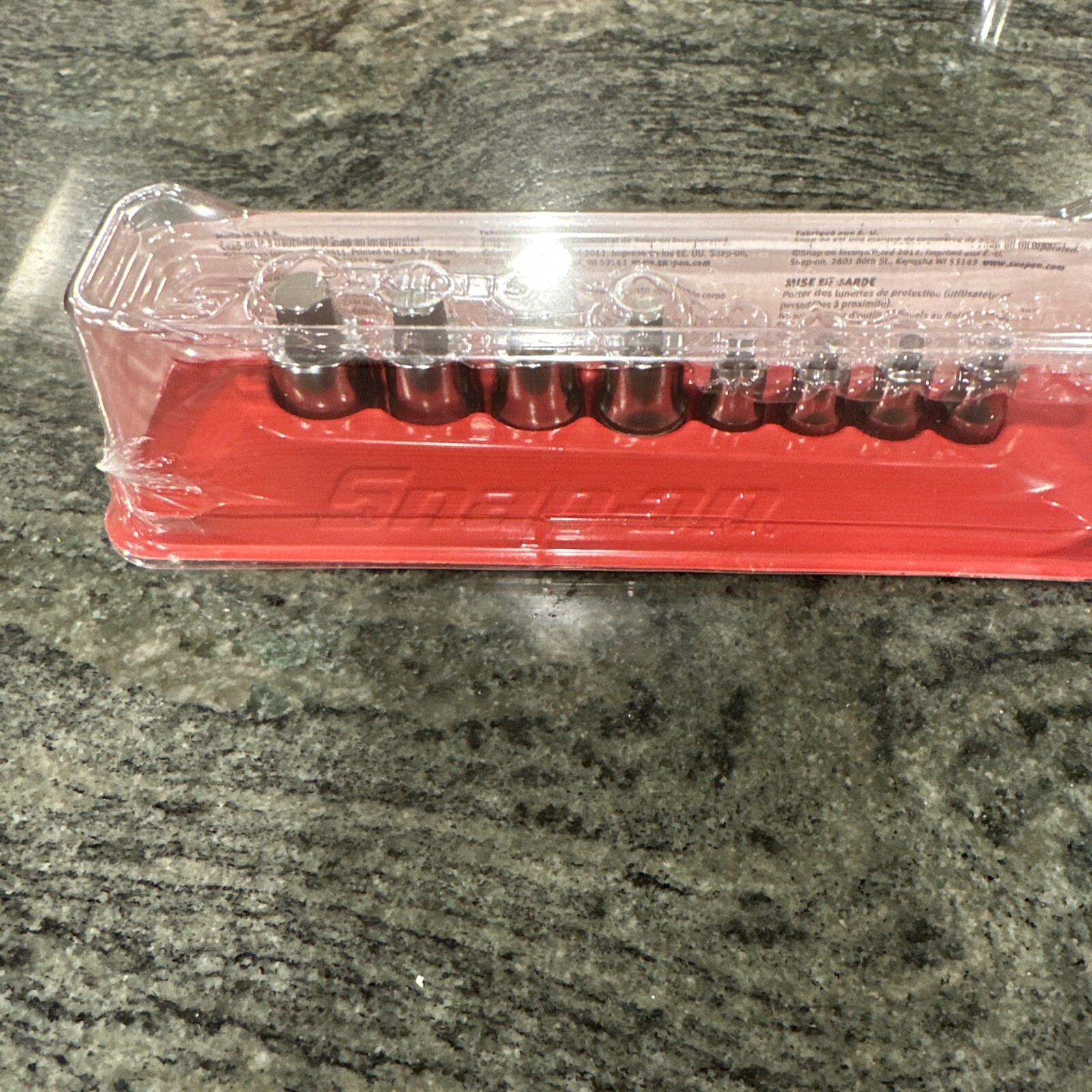 new snap-on 8 pc 1/4″ & 3/8″ dr see stubby hex socket driver set, 208eftaxsy new