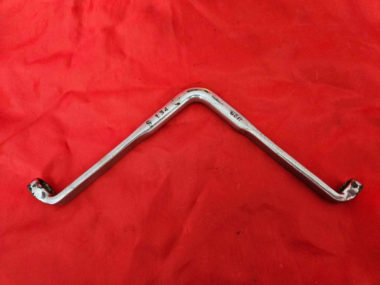 MAC S134 5/16″ x 3/8″ 6 Point Brake Bleeder 90 Degree Double Box Wrench USA S10