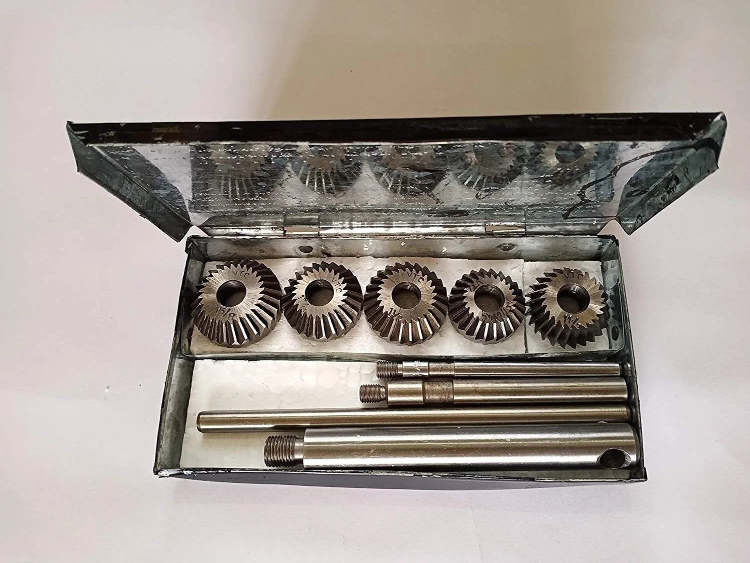 5 Piece Valve Seat Face Cutter Set Of 5 Pcs Carbon Steel Kit Vintage Car Bike