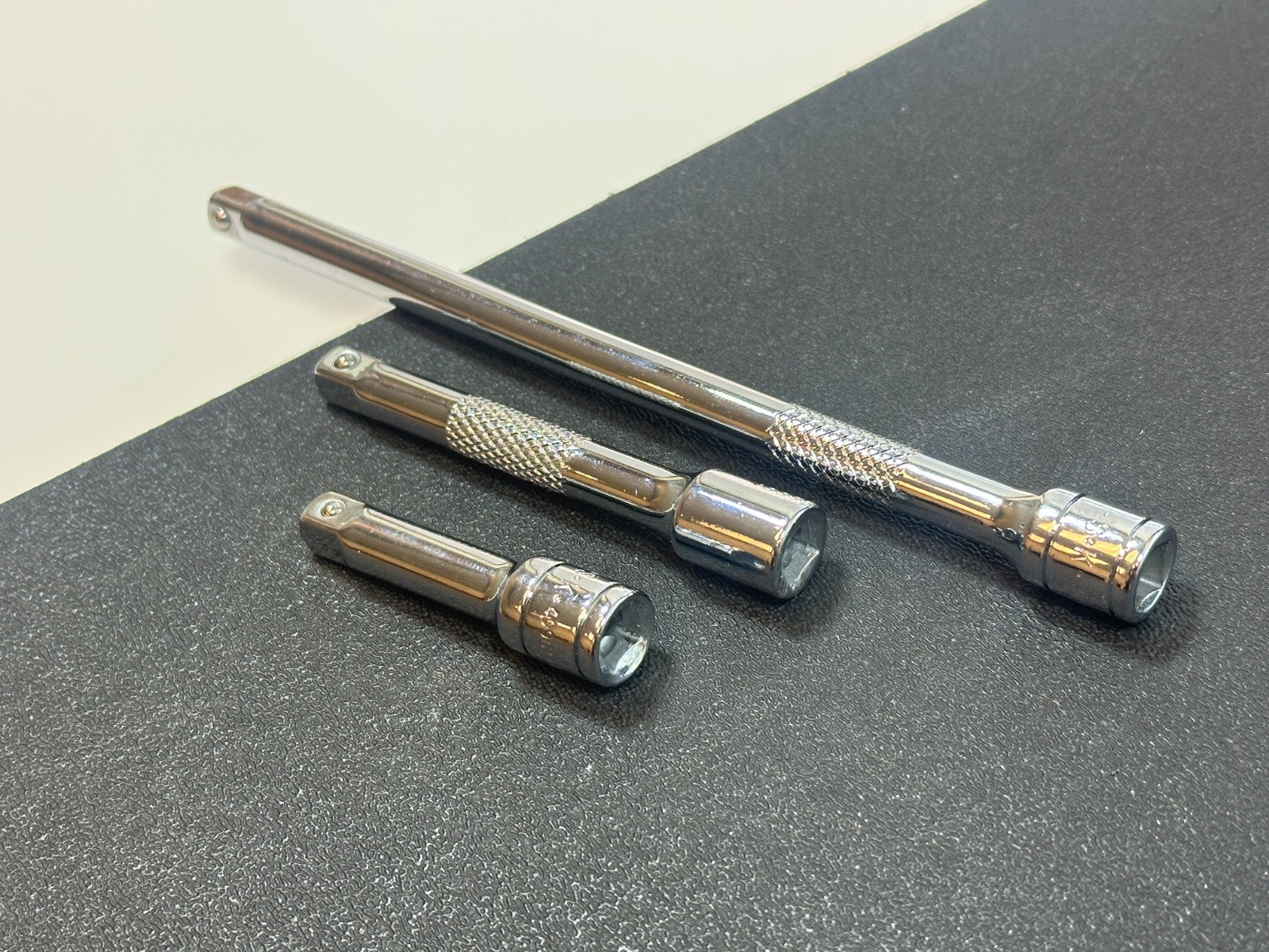 🇺🇸NEW SK Tools USA 3pc 1/4” Drive Knurled Extension Set Lot, 6in., 3in., 2in.