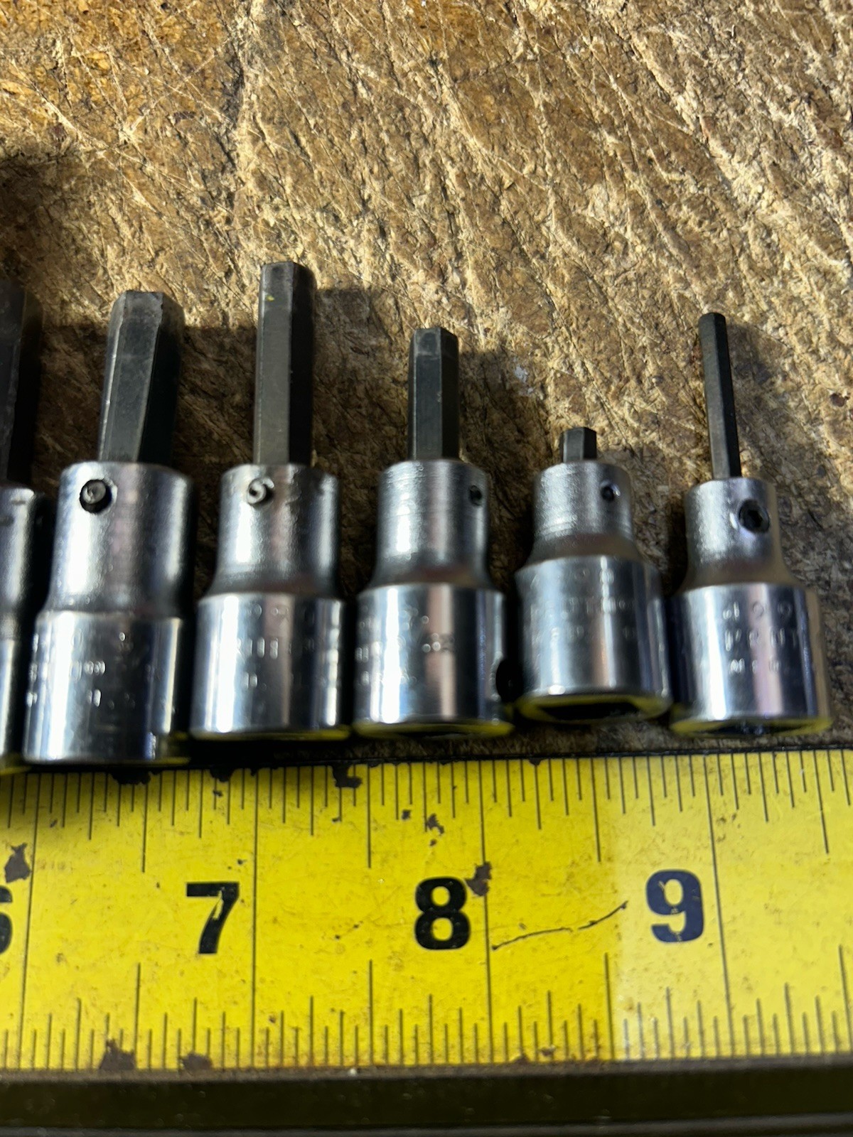 Proto Professional 3/8″ & 1/2″ Dr Hex Bit 9pc Socket Set(1/8″-5/8″) W/ Metal Box