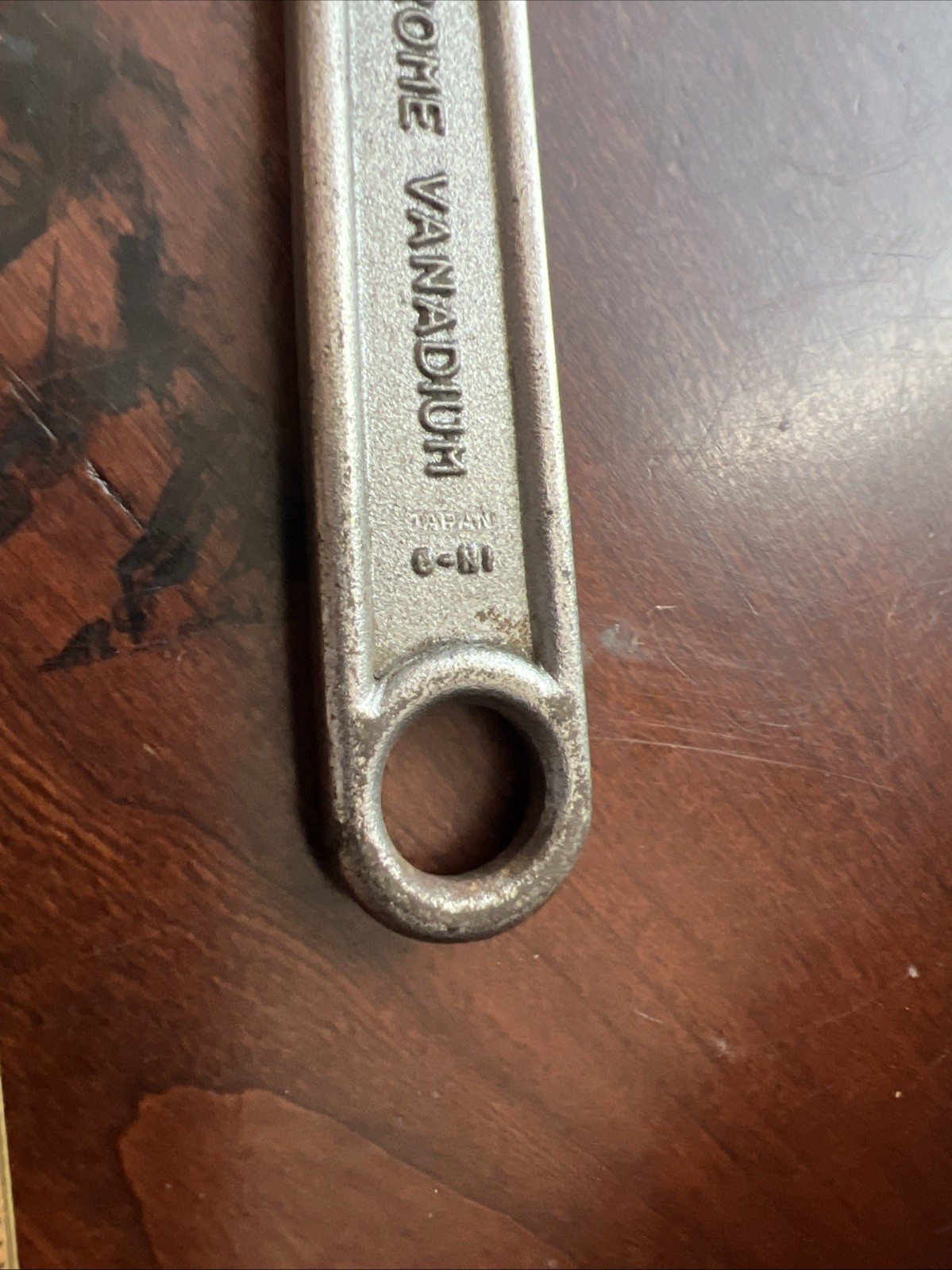 TOP 200mm 8” Adjustable Wrench Forged Chrome Vanadium Heavy Duty H-0200 Japan
