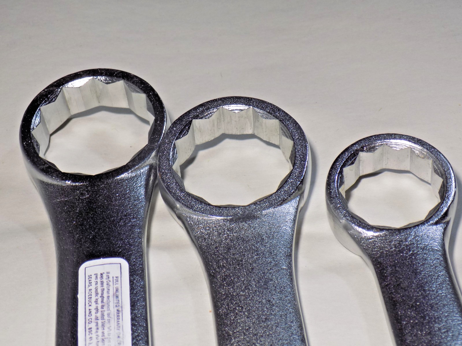 NOS/UNUSED 3 Pc. USA Craftsman -V-,-VV- 15/16″-1 5/16″ Box Wrenches-NEW