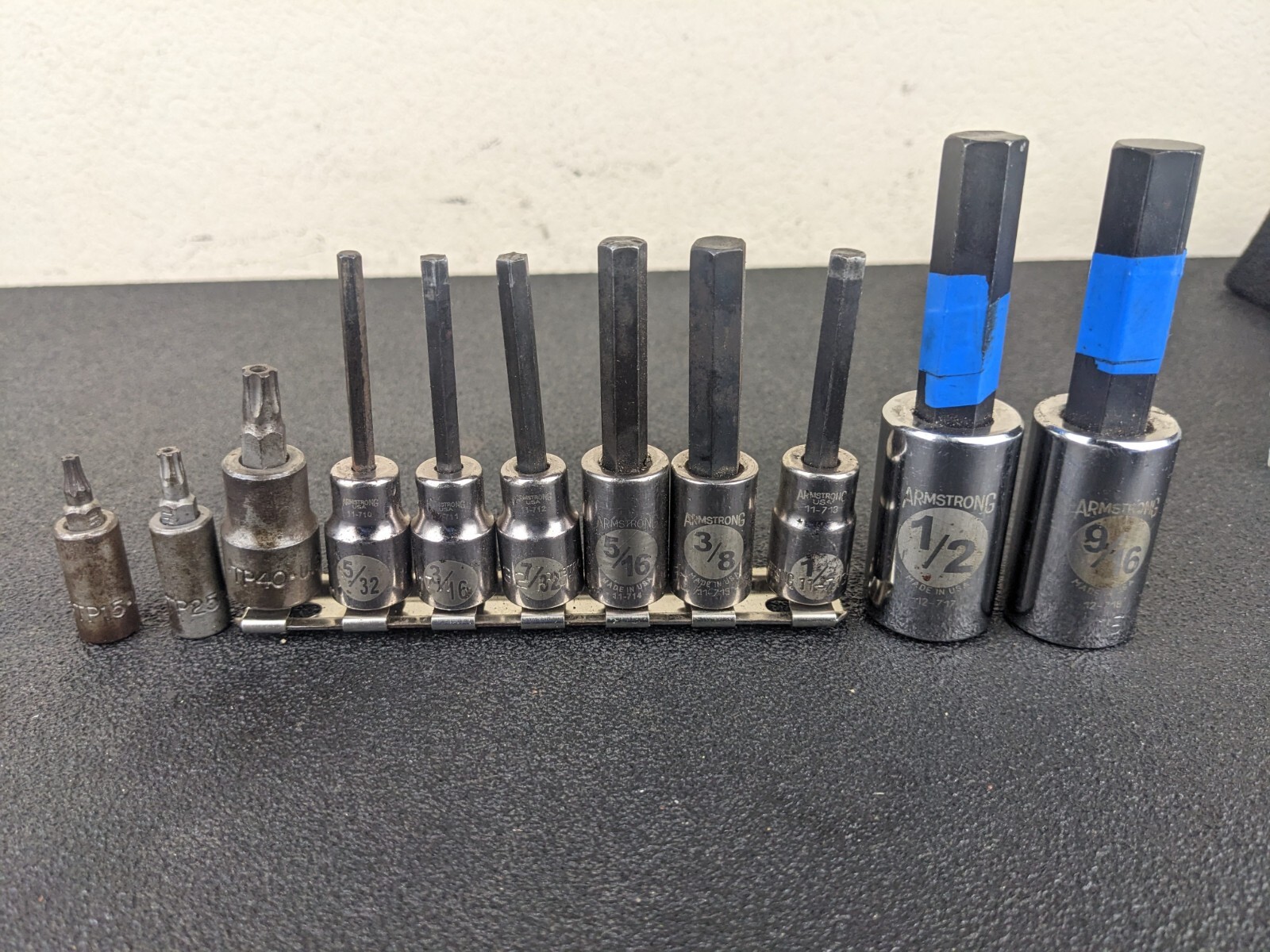 #ax279 Armstrong USA 1/4″ 3/8″ 1/2″ Drive Torx & Hex Drive Socket Set GMTK