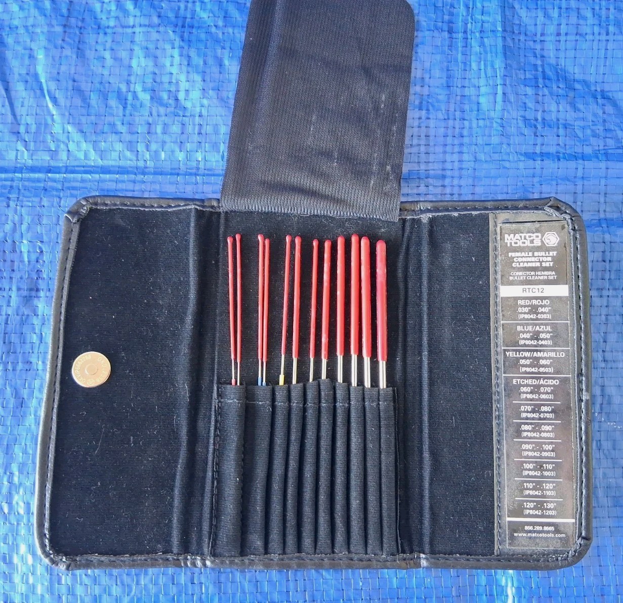 Matco RTC12 FEMALE BULLET CONNECTOR CLEANER SET