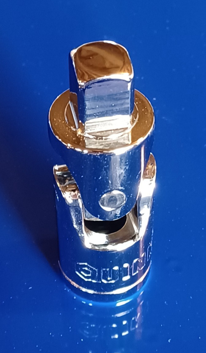 Quinn 1/4 3/8 1/2″ Drive Universal Joint / Swivel Polished Chrome Pick a Size