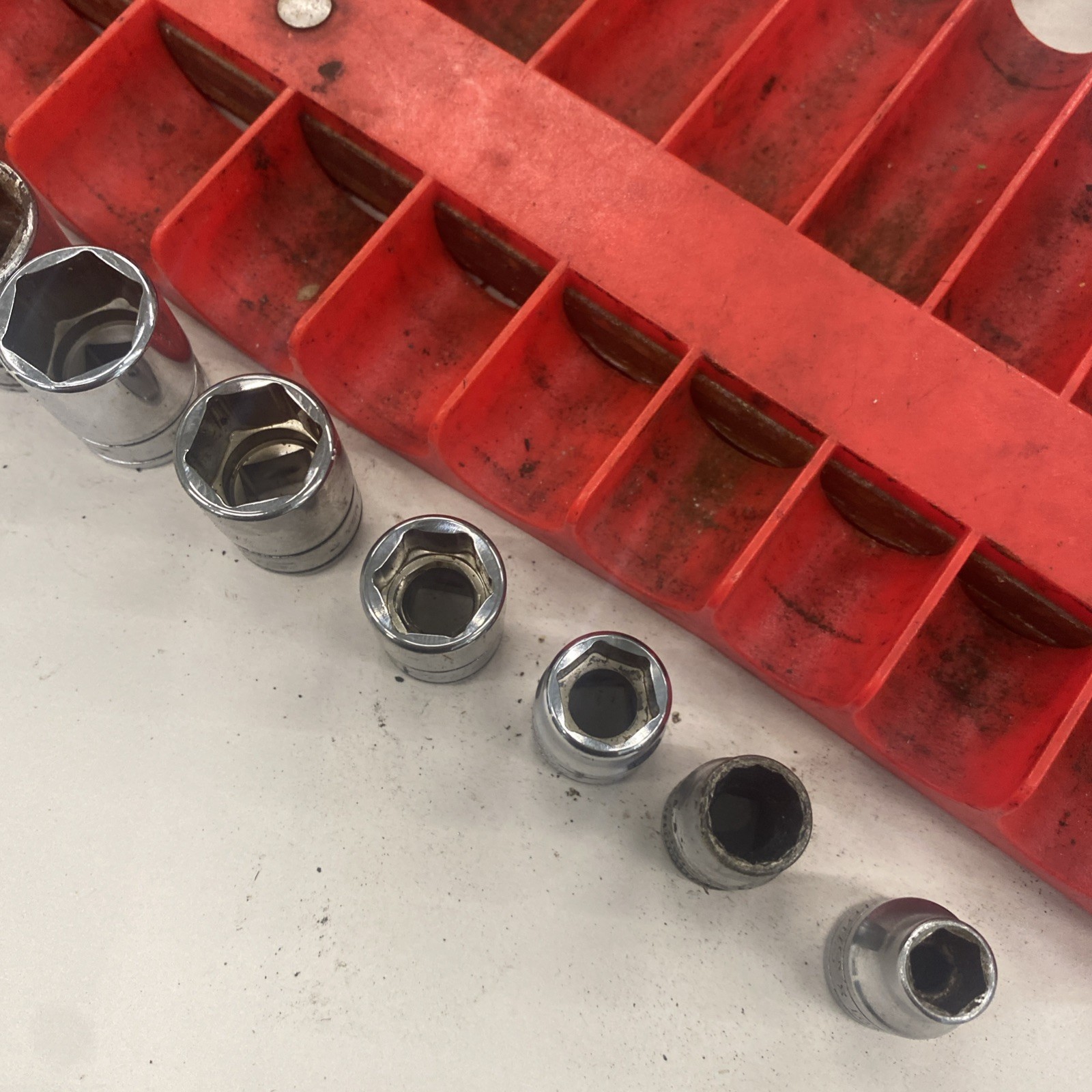 Snap-On SF & FS Series 3/8″ Drive Deep/Standard Socket SET 21 piece READ M0849