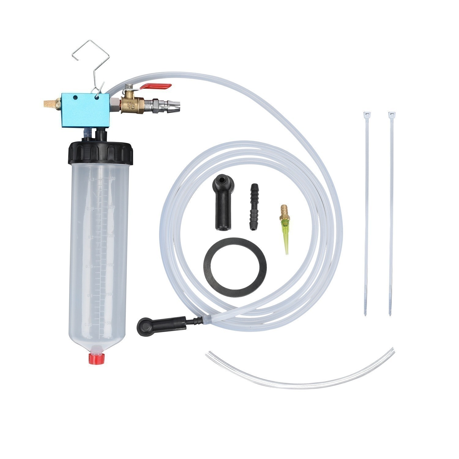 Car Vehicle Vacuum Brake Bleeder Tank Fluid Oil Change Pump Equipment Tool Kit .