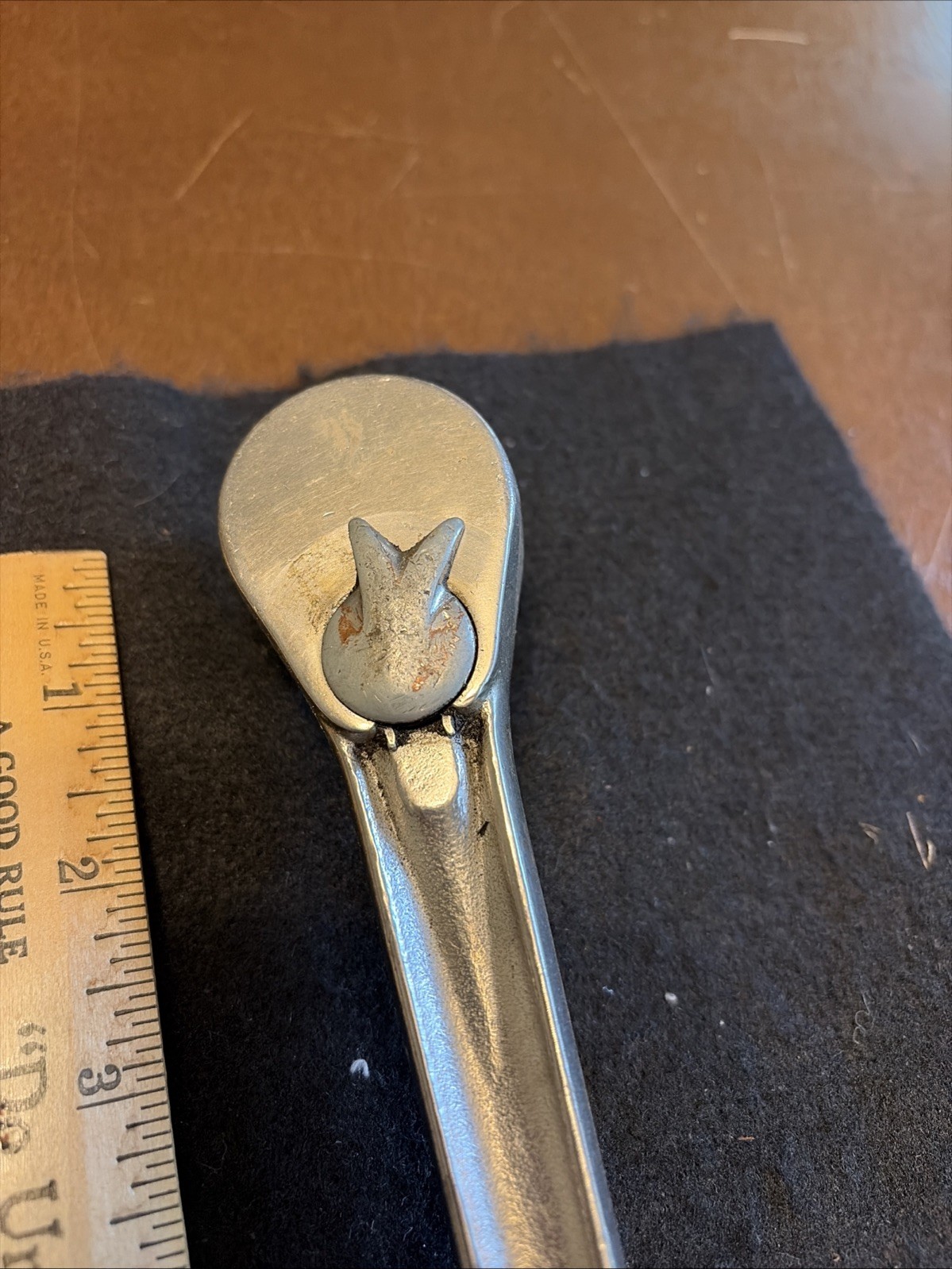 Vintage Craftsman Flying V 1/2” Drive Ratchet, 10” Long, Fully Functional Oiler