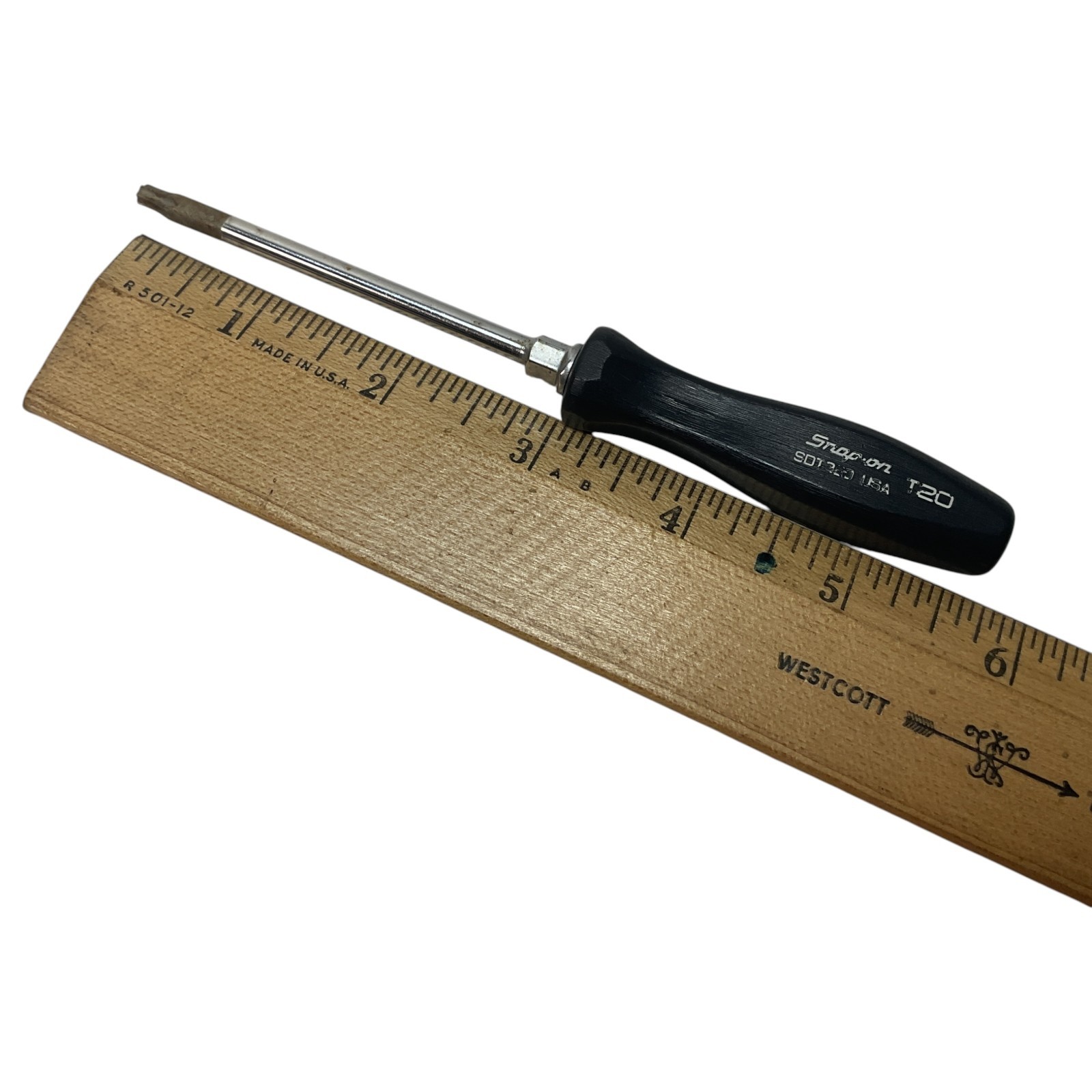 Snap-on SDT320 T20 Torx Screwdriver Black Hard Handle USA Mechanic Tool