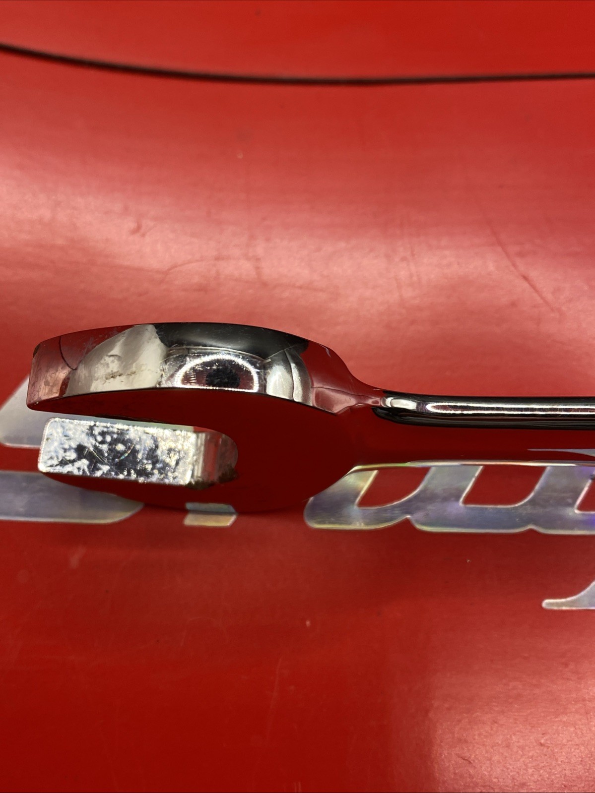 Snap On Tools OEX280 7/8″ 12PT SAE Short Chrome Combination Wrench Clean