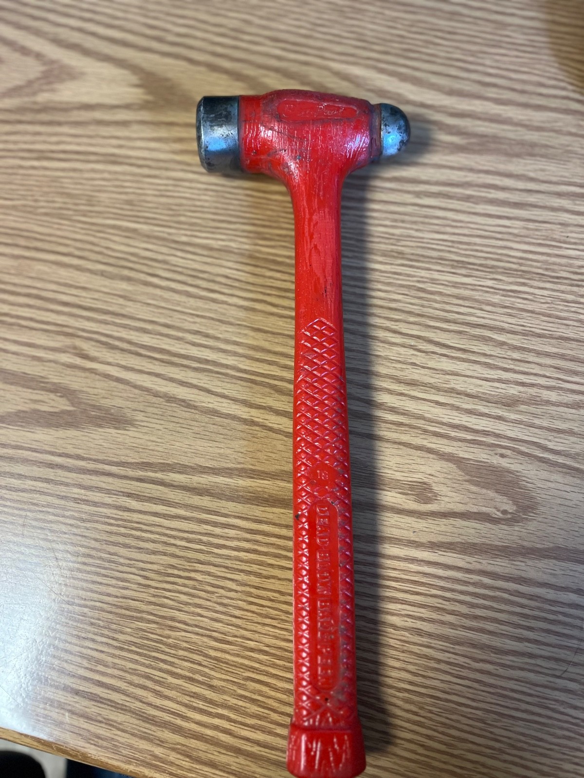 BLUE POINT – BDP24A – DEAD BLOW BALL PEEN HAMMER – RED HANDLE – LOC#235