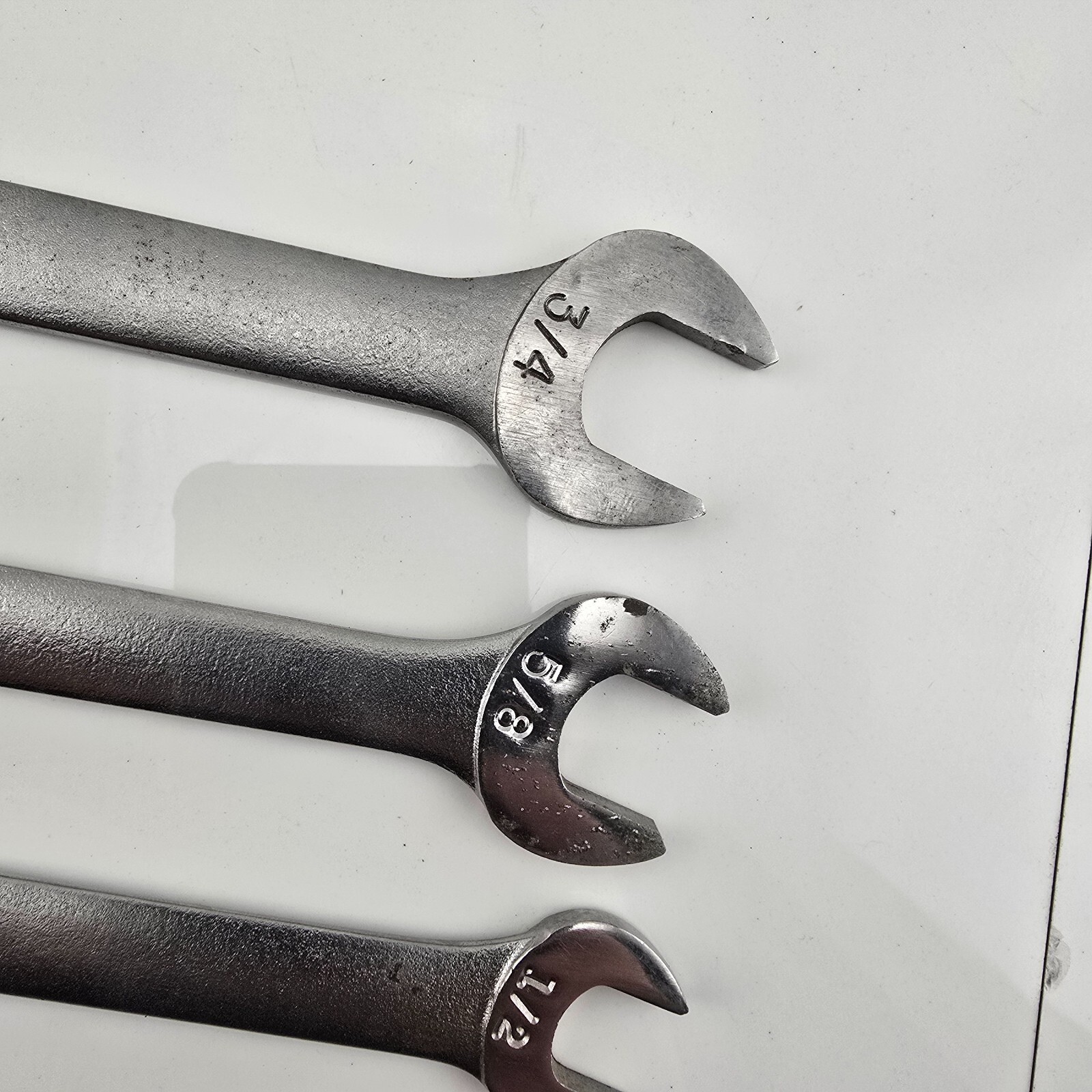 Craftsman SAE Tappet Thin Open End Wrench Set 3/8″ to 7/8″ V Series USA