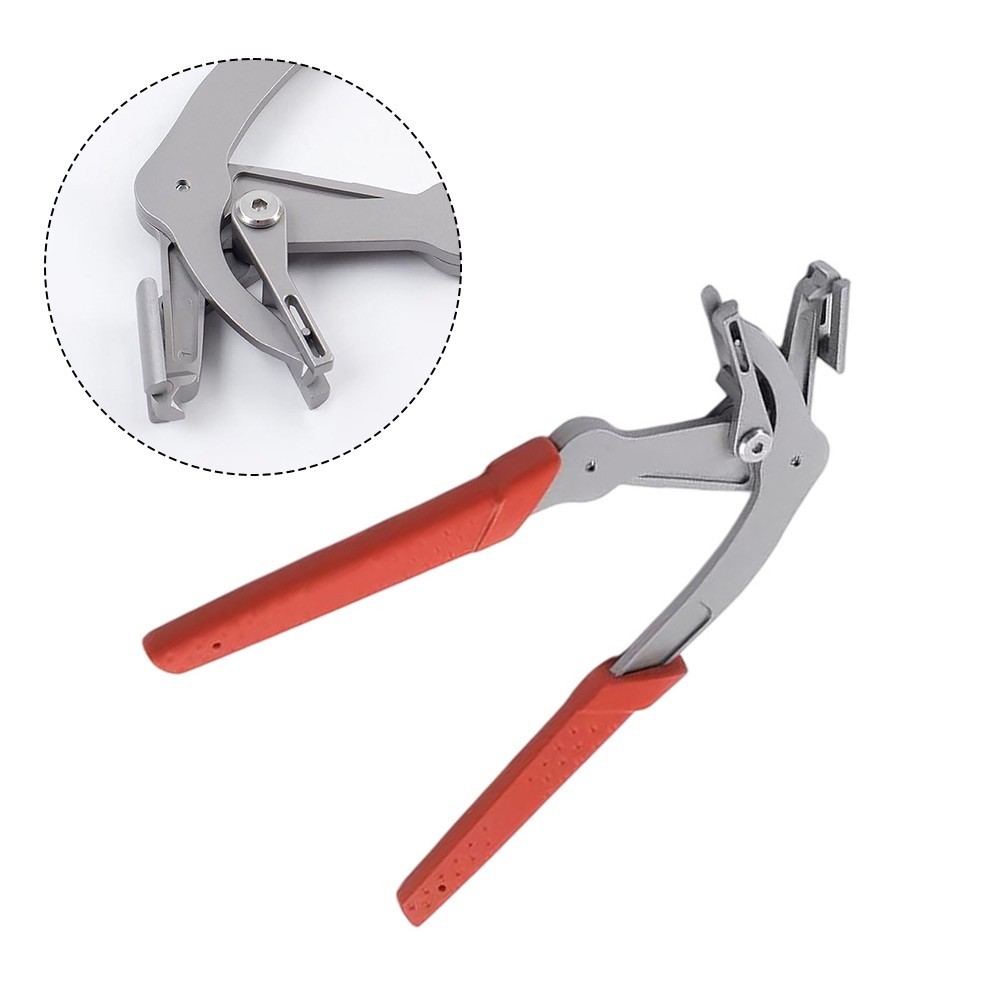 1pc Car Trim Removal Pliers Stainless Steel Spring Loaded Fastener Tool