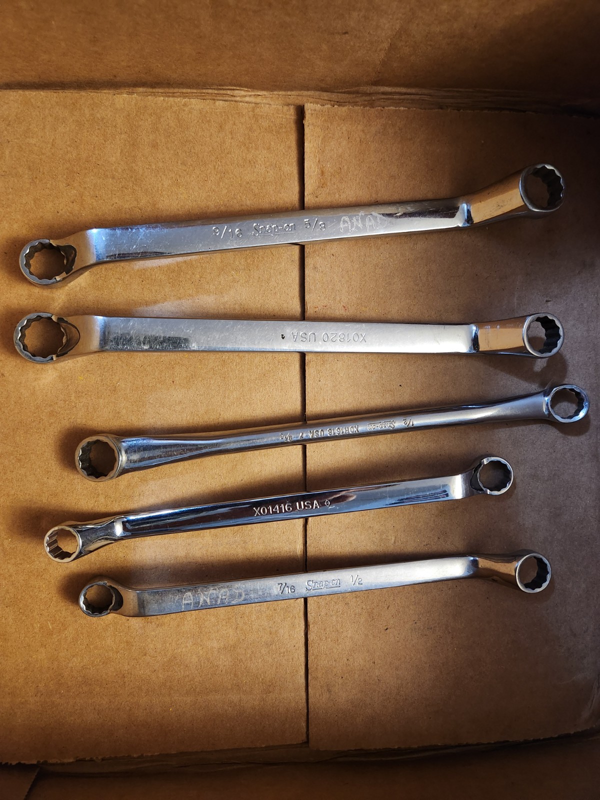 Double End Offset 12 Point Wrenches Snap On Proto KAL S-K New Briton K-D Thorson