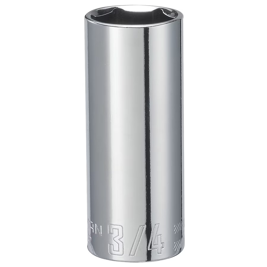 CRAFTSMAN 3/8-inch Drive Standard (SAE) 3/4-inch 6-point Deep Socket CMMT43337