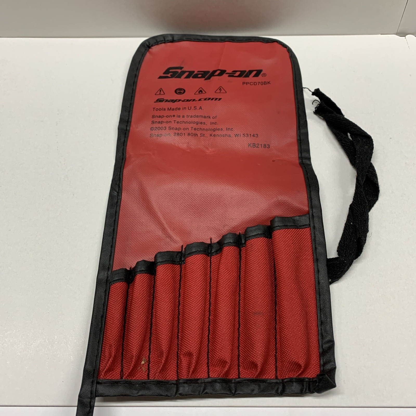 Snap On Tools USA KB2183 Kit Bag For PPCD70BK Punch Set