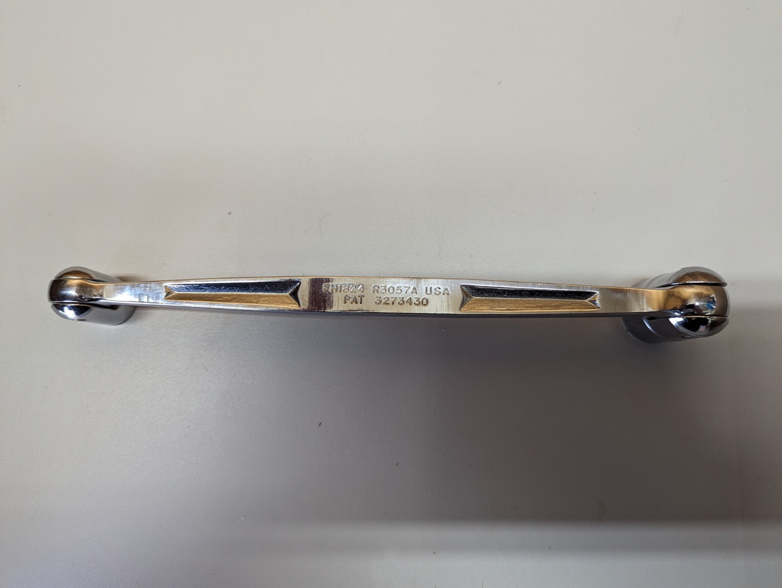 Snap-On FH1824 Rare Unmarked Double Flex Head Socket End Wrench 12pt 9/16″ 3/4″