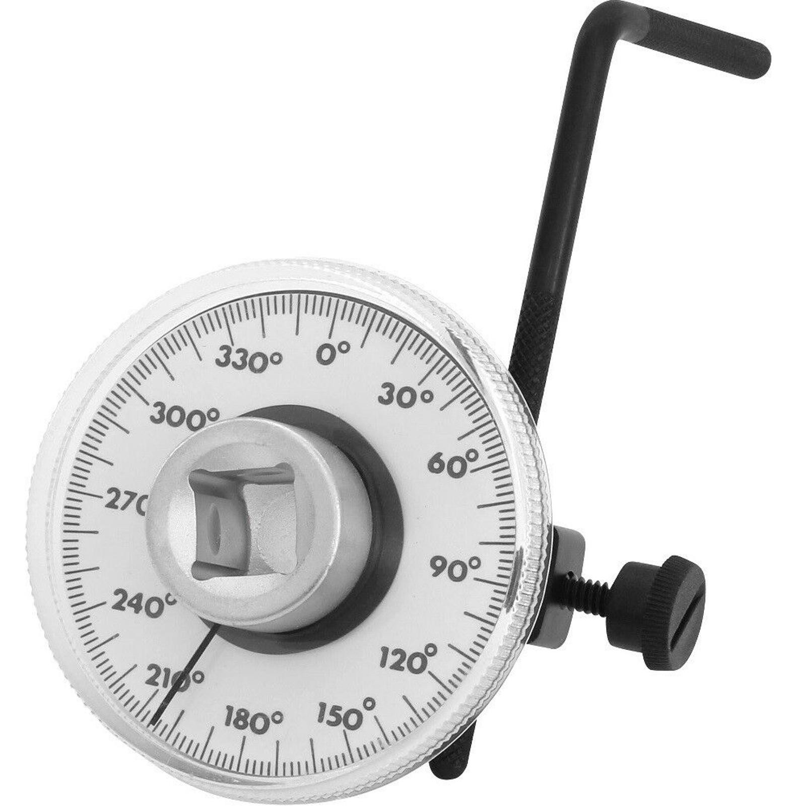 360° Rotation Angle Gauge Meter Drive Torque Wrench Measure Tool 1/2″ N + a