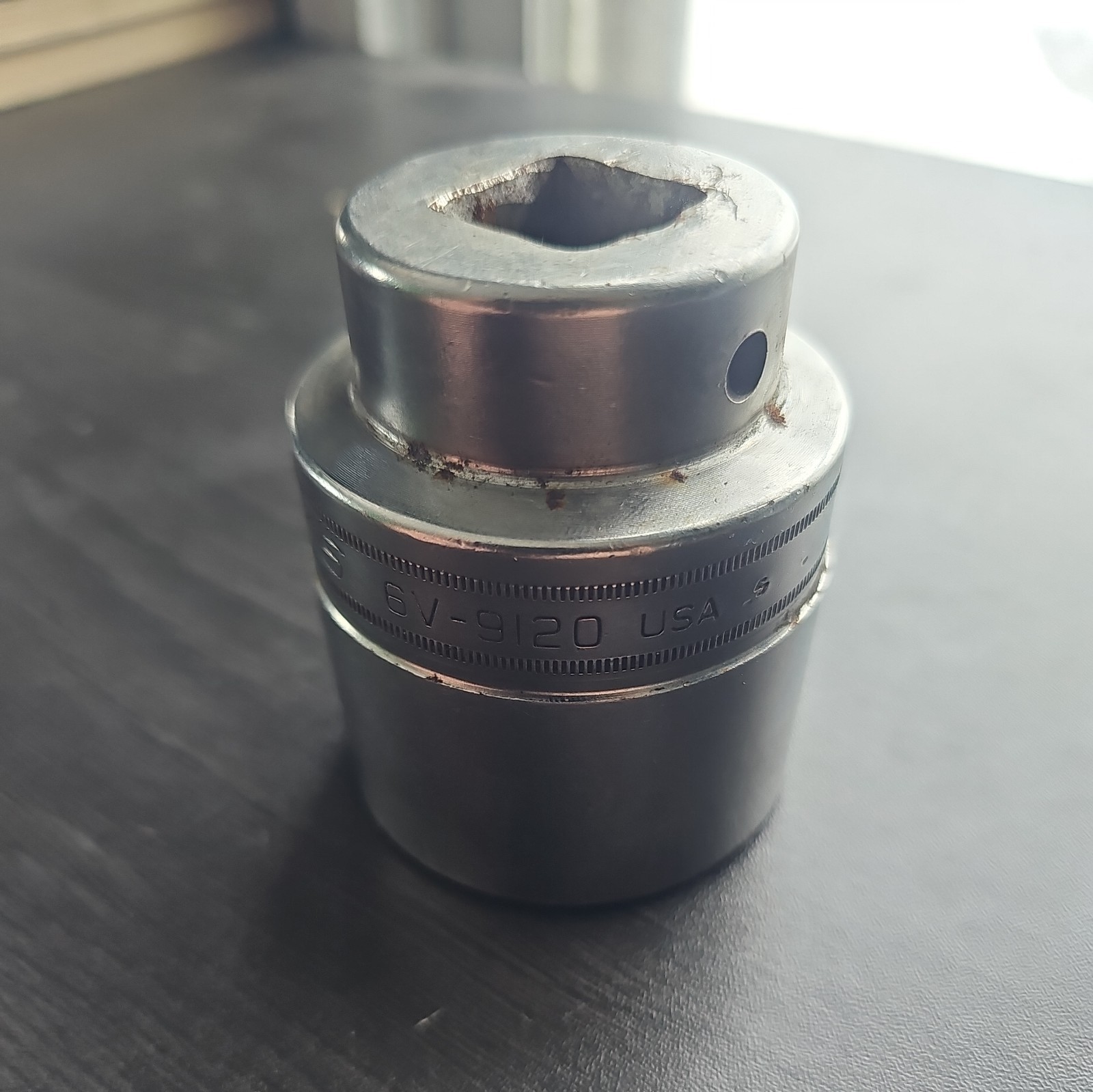 Cat Tools 6V-9120 46mm 46 mm Metric 3/4″ Drive Shallow Chrome 6 point Socket