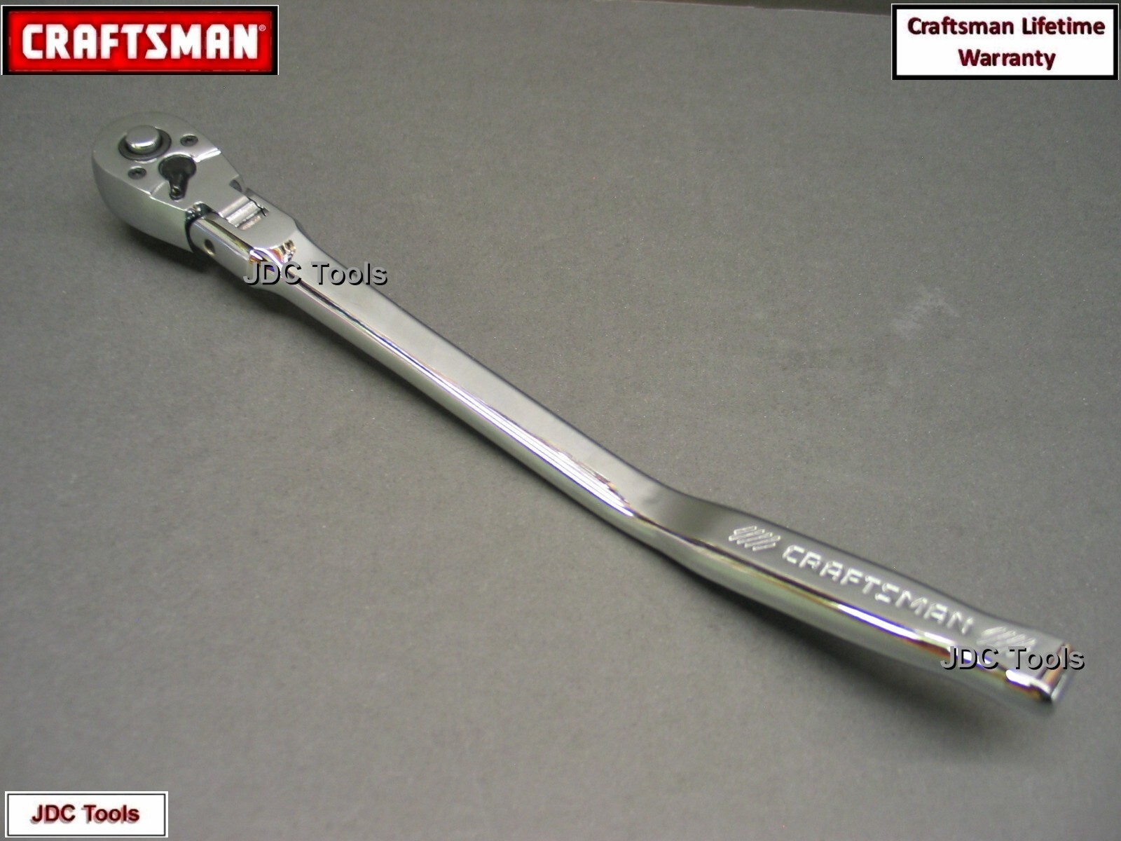 CRAFTSMAN 3 pc RATCHET SET 3/8 DRIVE ALL FLEX HEAD 72T – LONG – STUBBY – OFFSET