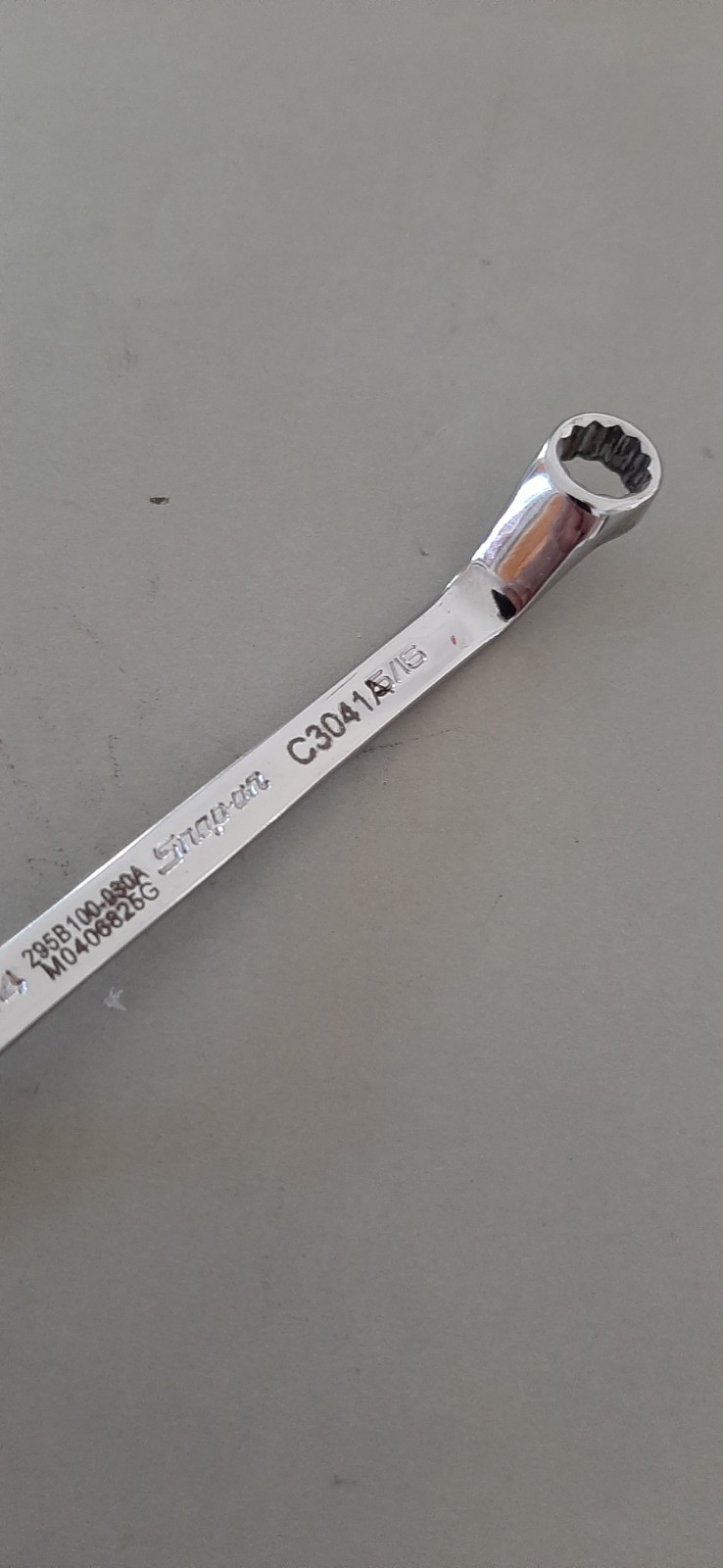 Snap-on XSO810A 1/4″ x 5/16″ 12Pt Short 60° Deep Offset Box Wrench MARKED 627