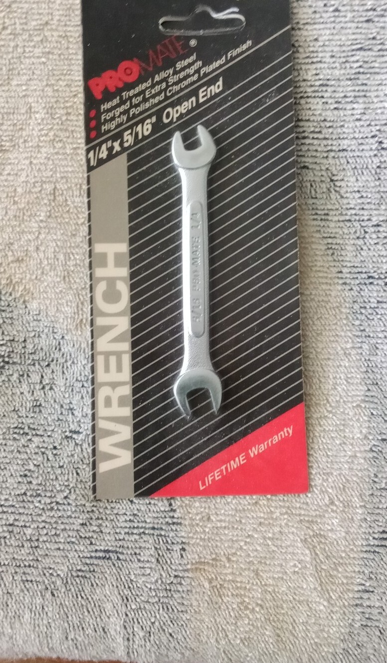 Promate 1/4″X5/16″Open End Combination Wrench,New Old Stock