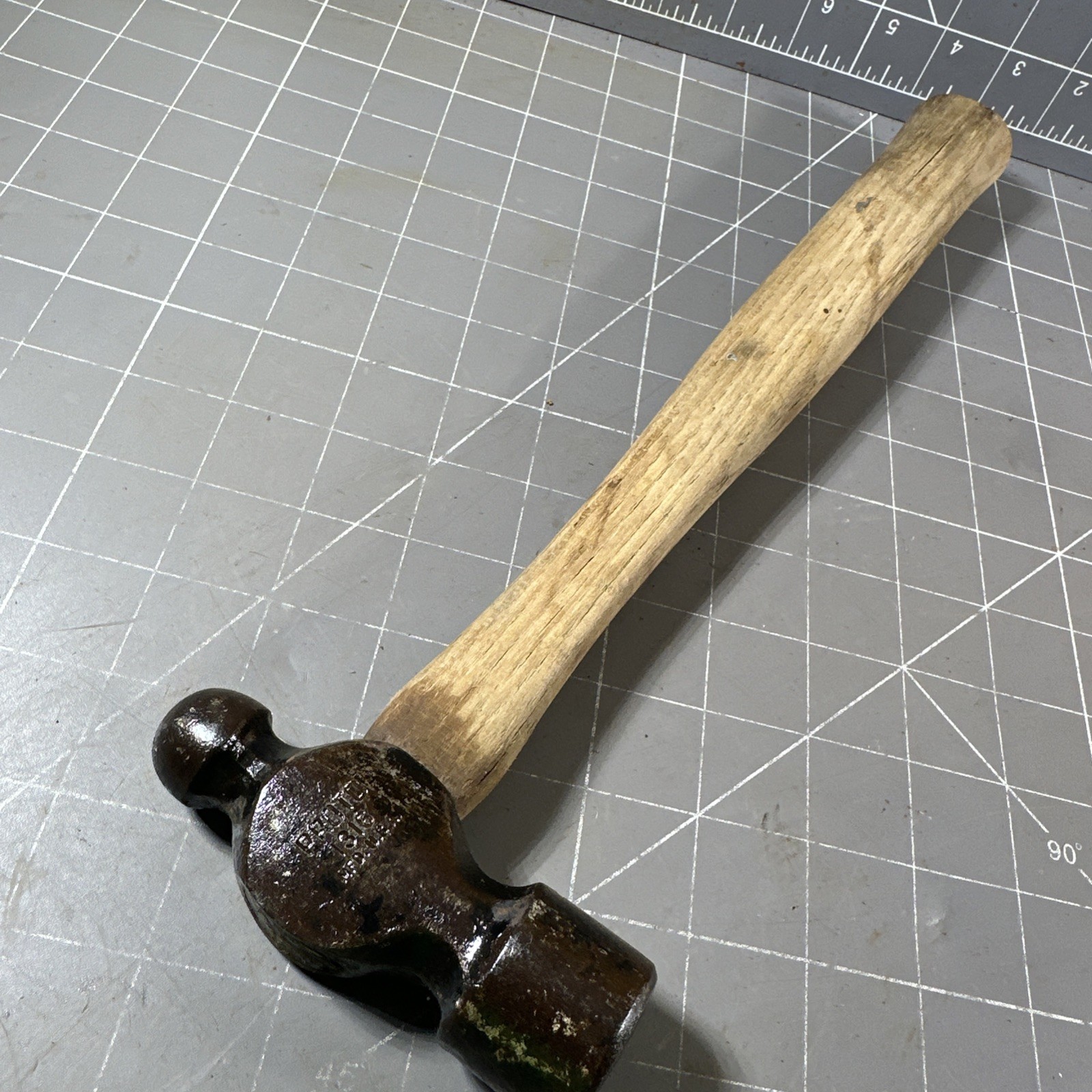 Vintage PROTO 1316 Ball Peen Hammer 16oz – Made In USA