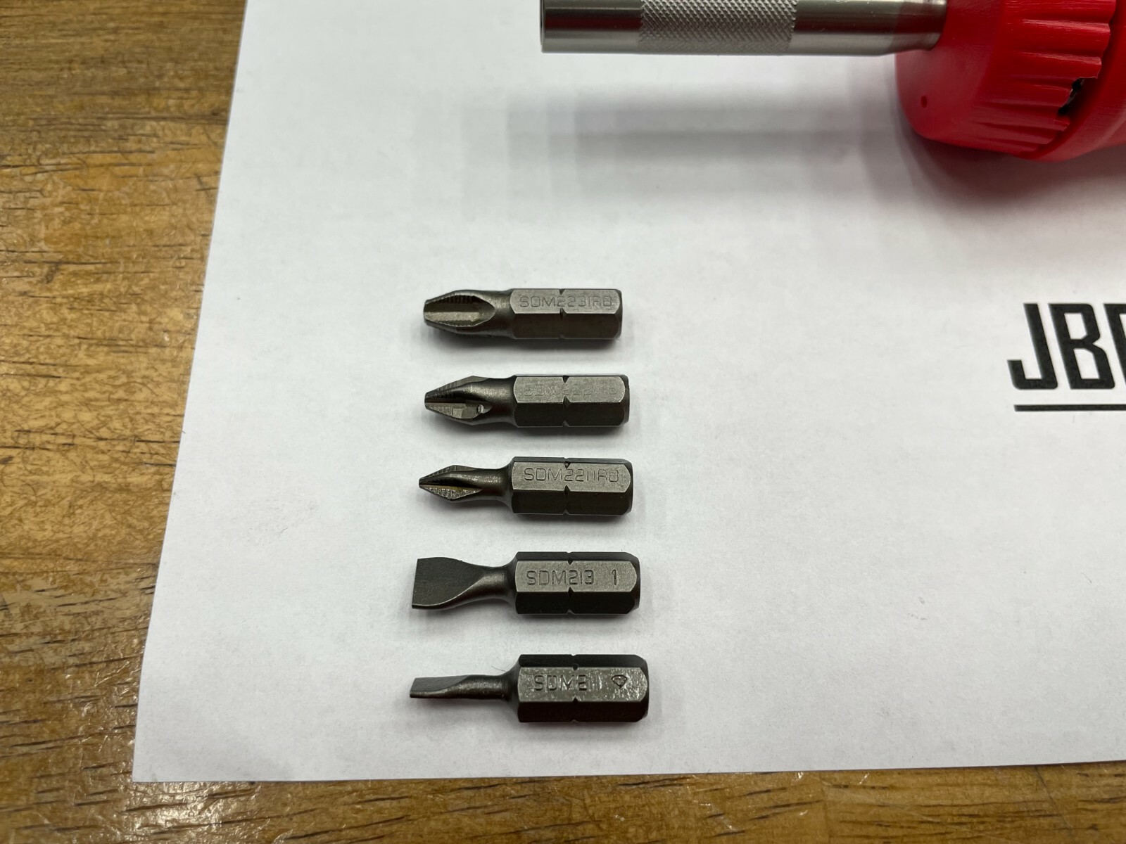 Snap-on Tools CLASSIC RED 100th Hard Grip Stubby Shaft Ratcheting Screwdriver