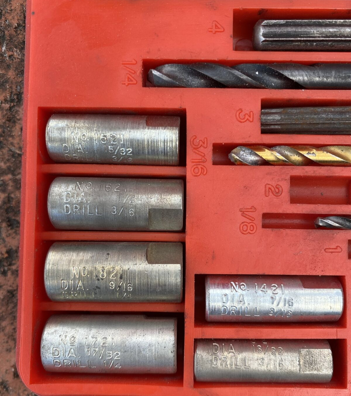 Blue Point By Snap-on Tools USA 1020 Screw Extractors Set Supreme Incomplete