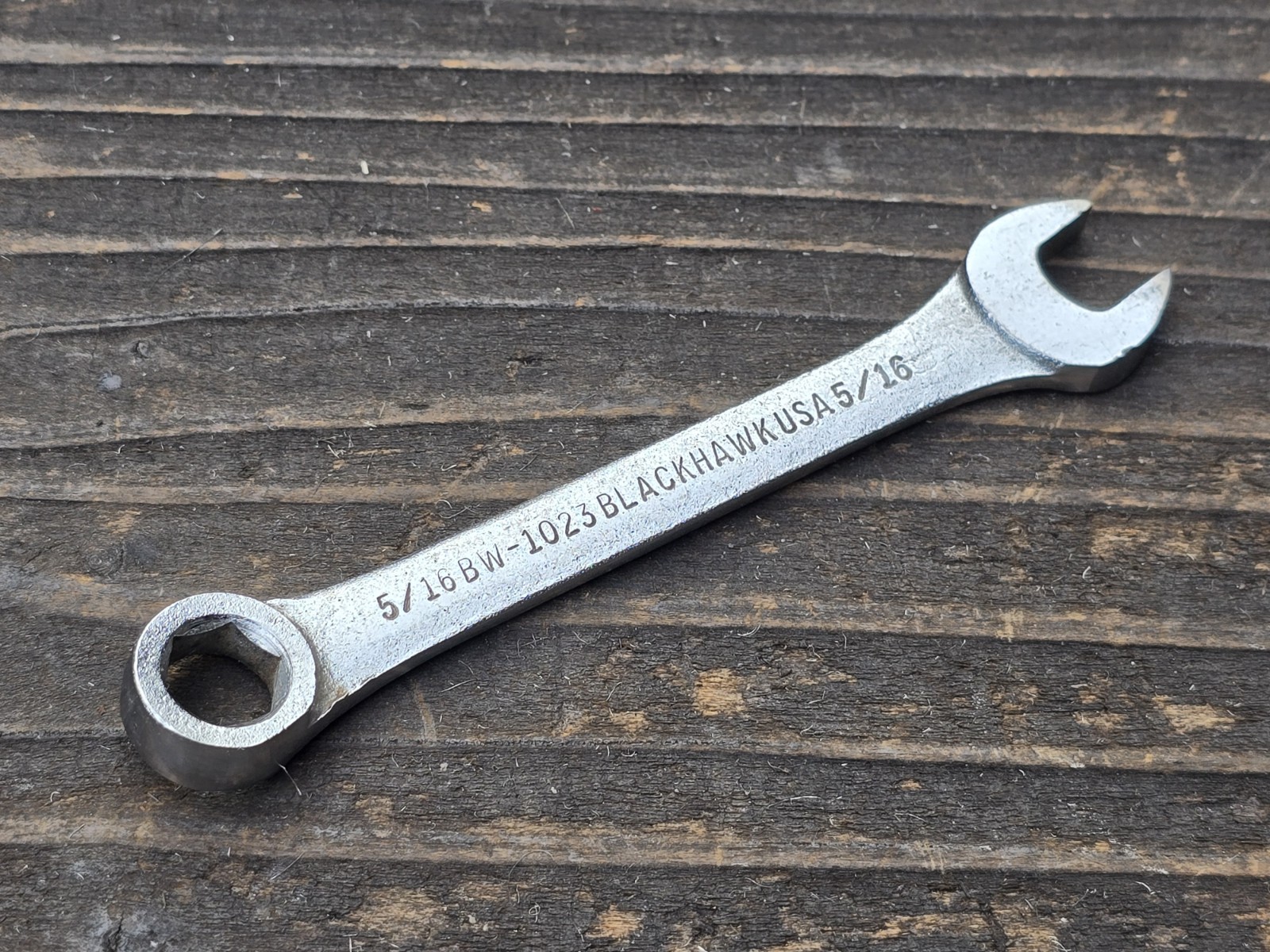 Blackhawk Vintage Made In U.S.A. Combination Wrench 5/16″ BW-1023 6 Pt.