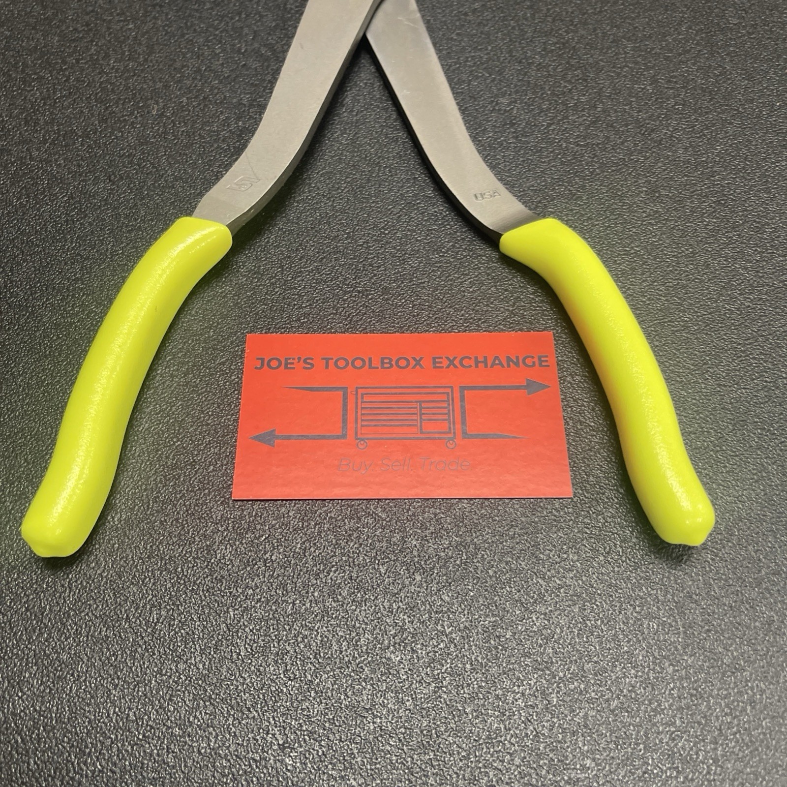 Snap-On Tools USA NEW Hi Viz 11″ VectorEdge Heavy Duty Diagonal Cutters 312CFHV