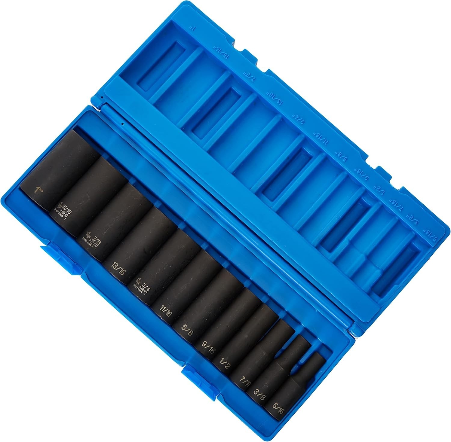 3/8″ Drive 12-Piece Deep Socket Set