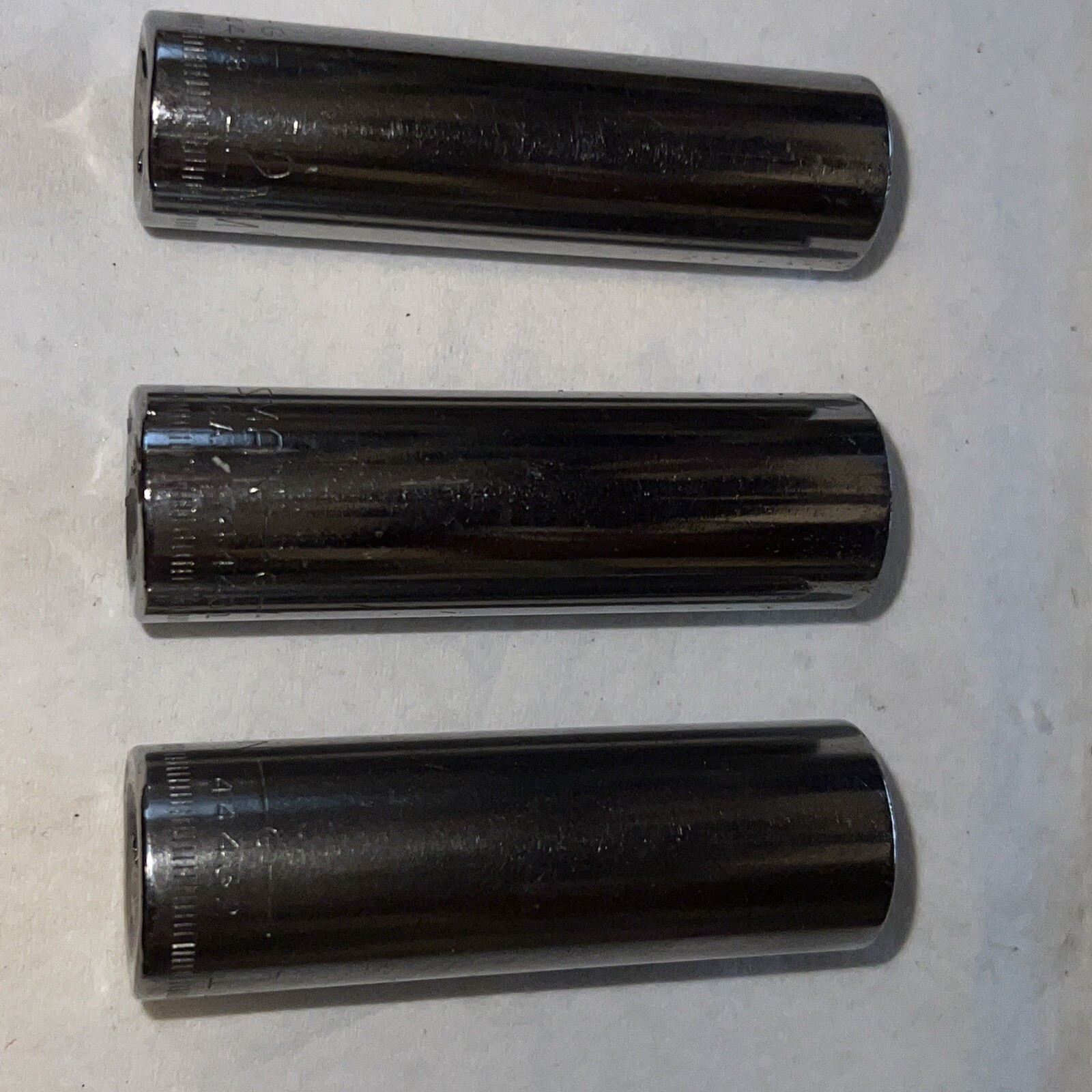 Lot of 3 Vintage Craftsman 3/8″ Drive 6pt Metric 3pc Deep Socket Set –G- USA
