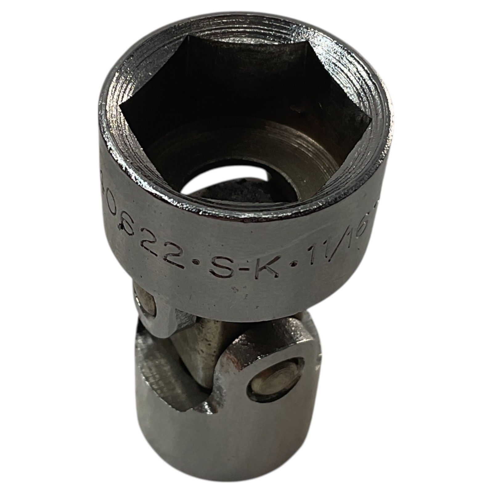 S-K Tools Universal Joint Socket 40622 11/16″ 6-Point 3/8″ Drive As Pictured USA