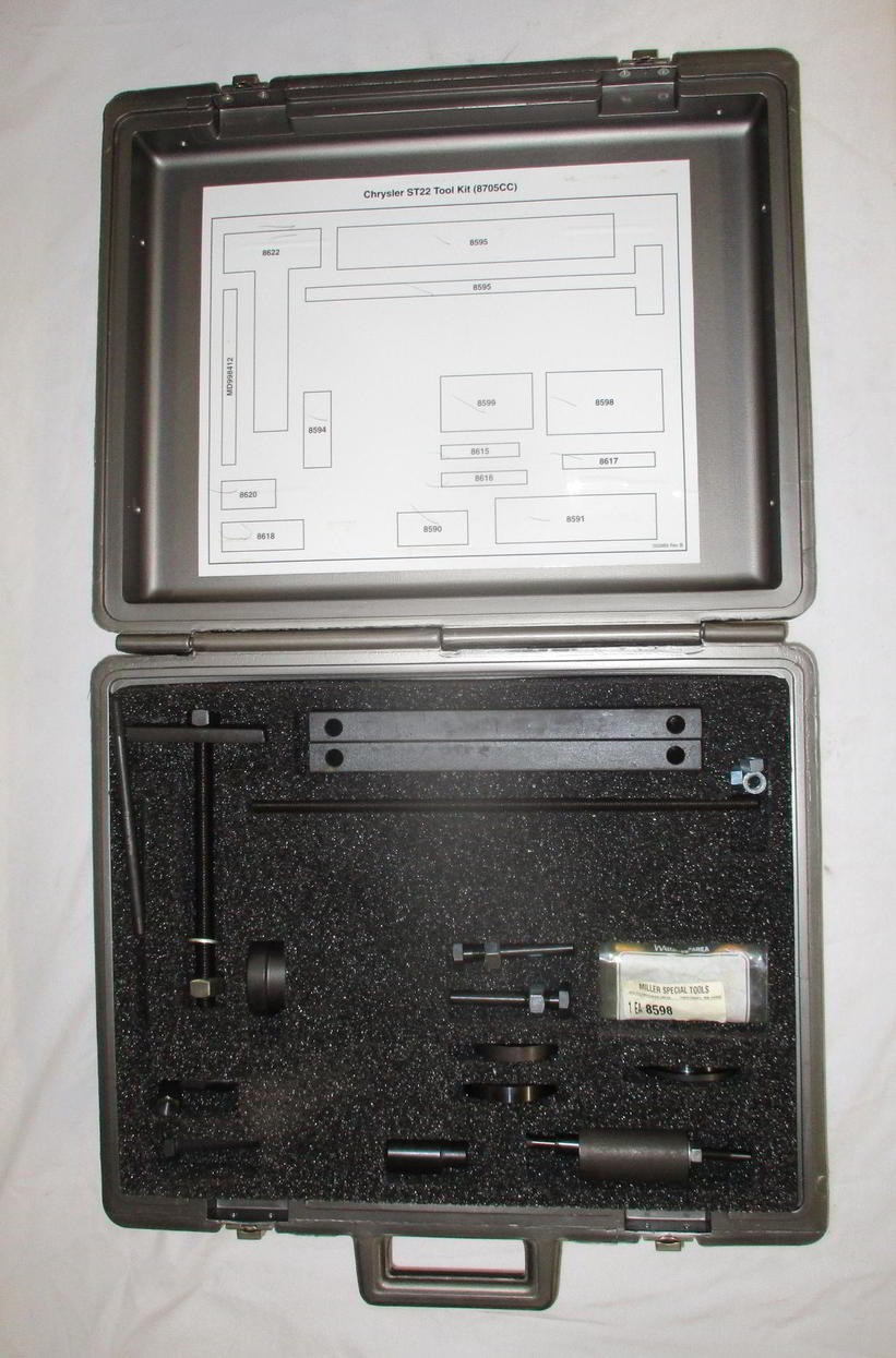 Miller Special Tools Mopar 8705CC Essential Special Tools Both Boxes Complete