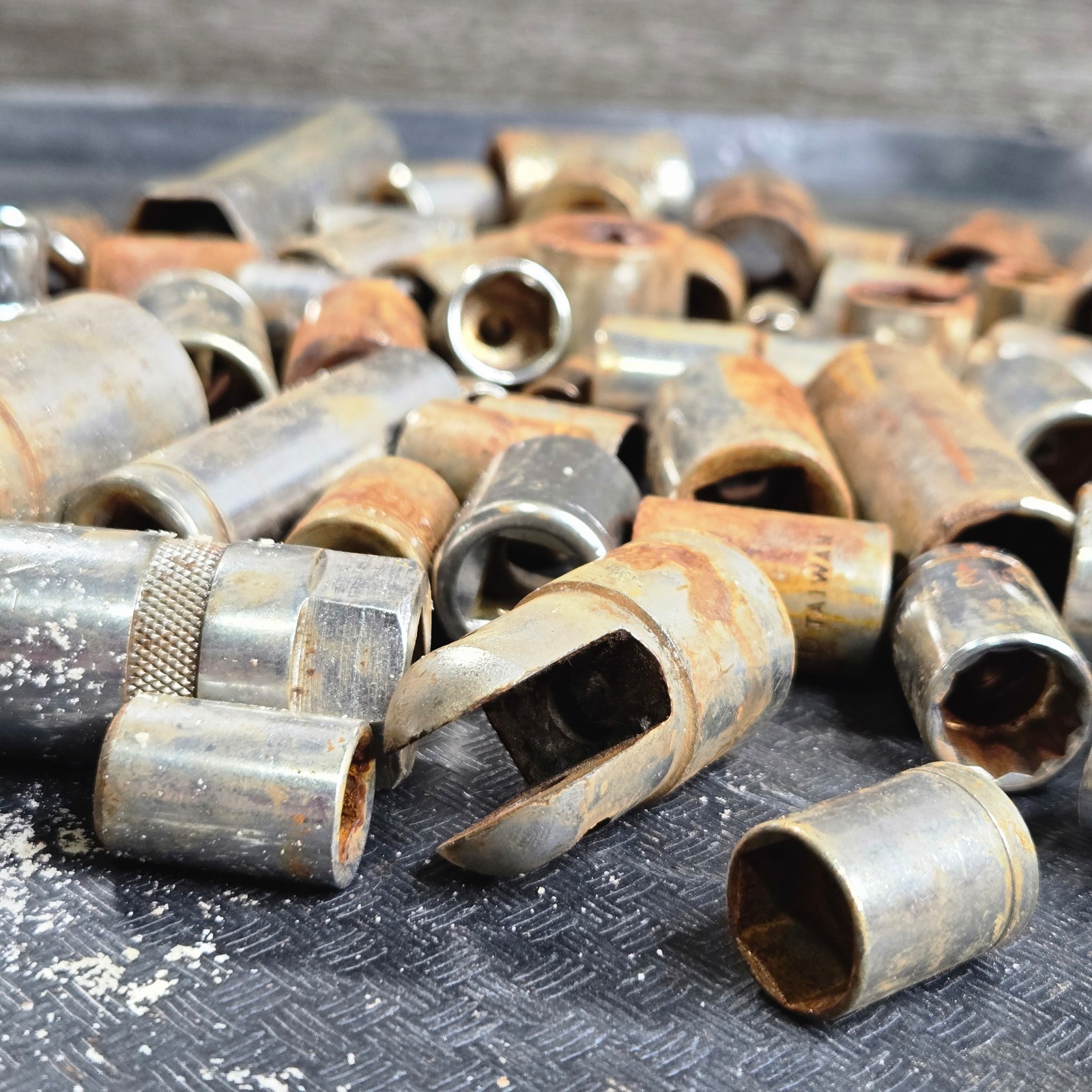 Bulk Socket Lot, 5+ lbs, Assorted Sizes, Taiwan Made, Mixed SAE & Metric Huge