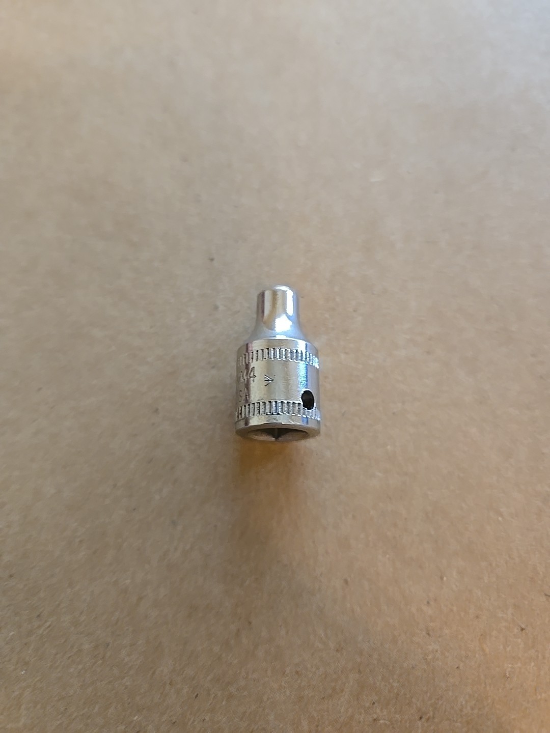 Snap On 1/4″ Drive 4MM 6PT Metric Shallow Chrome Socket USA TMM4