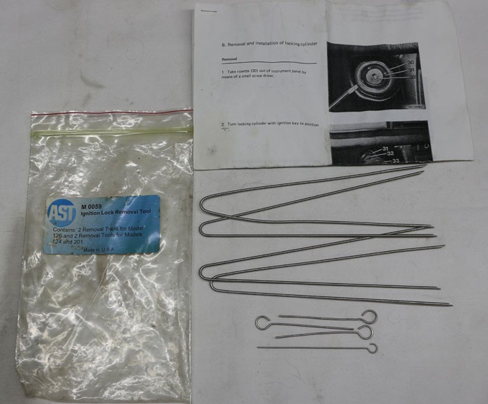 AST (Assenmacher) M 0059: Mercedes Benz Ignition Lock Removal Kit