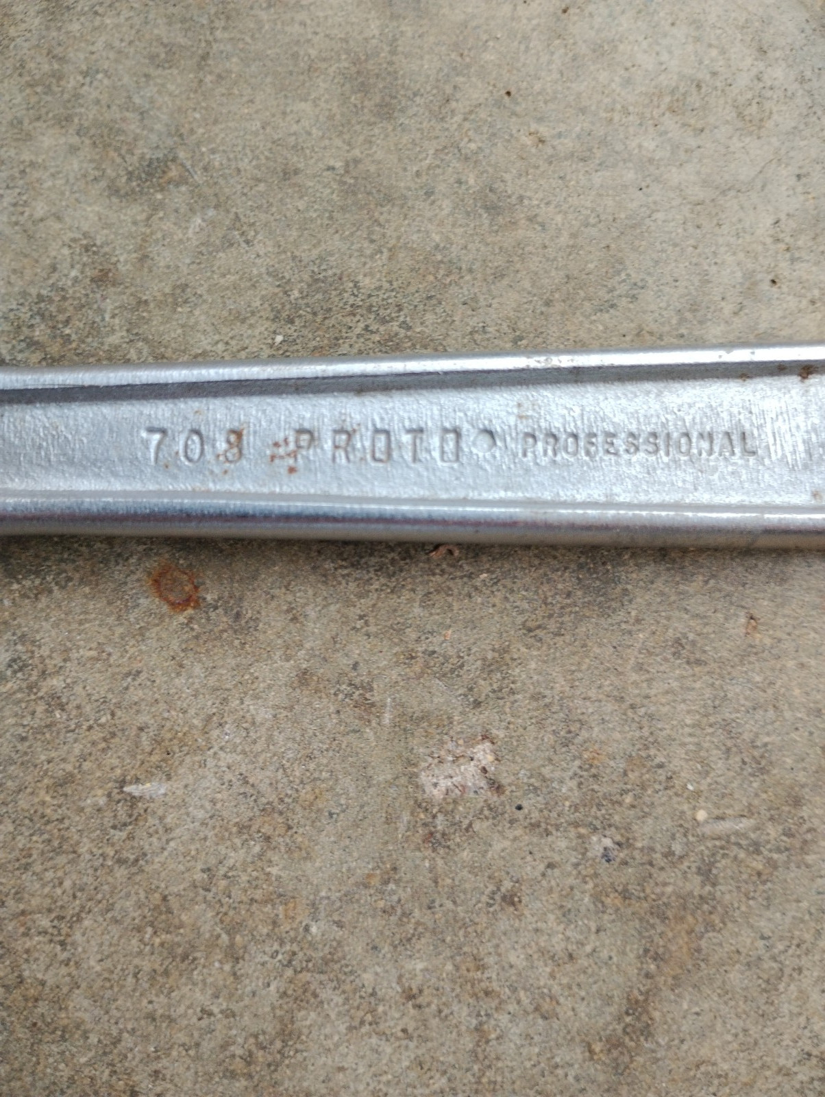 Vintage Proto 8″ Adjustable Wrench 708 Made in USA Forged Alloy Steel