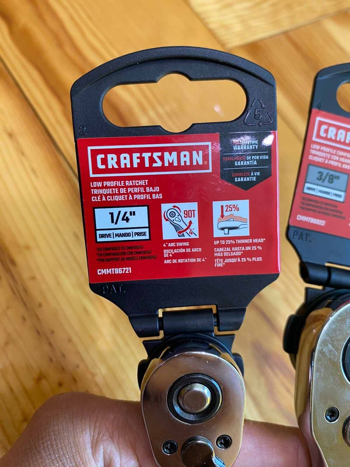 CRAFTSMAN 1/4 & 3/8-inch Drive 90 TOOTH CMMT86822 & CMMT86721 – Ratchet