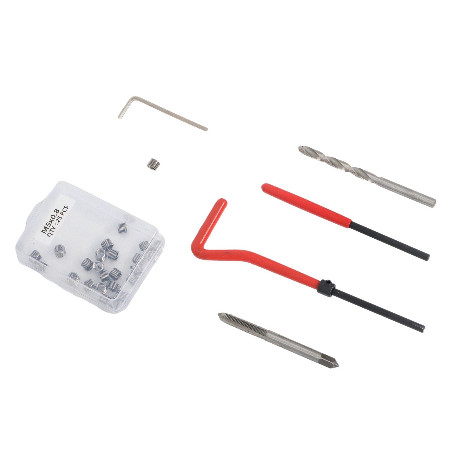 Helicoil Thread Repair Kit Thread Chaser Kits HSS Drill Helicoil Kit 261 PCS