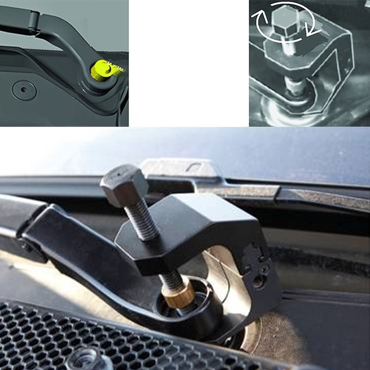 Windscreen wipers removal tool adjustable heavy duty easy installation design