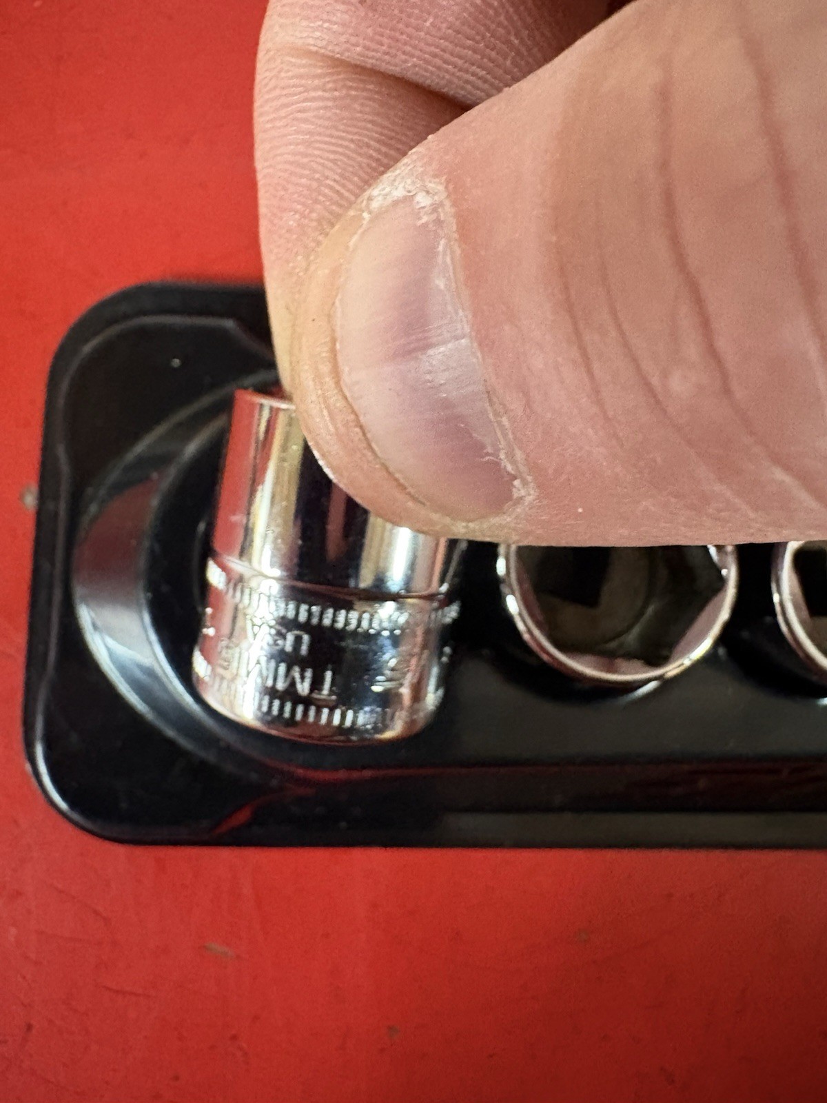 New Snap-on™ 1/4″ drive 5 thru 15 mm 6-point Shallow Socket Set 112TMMY