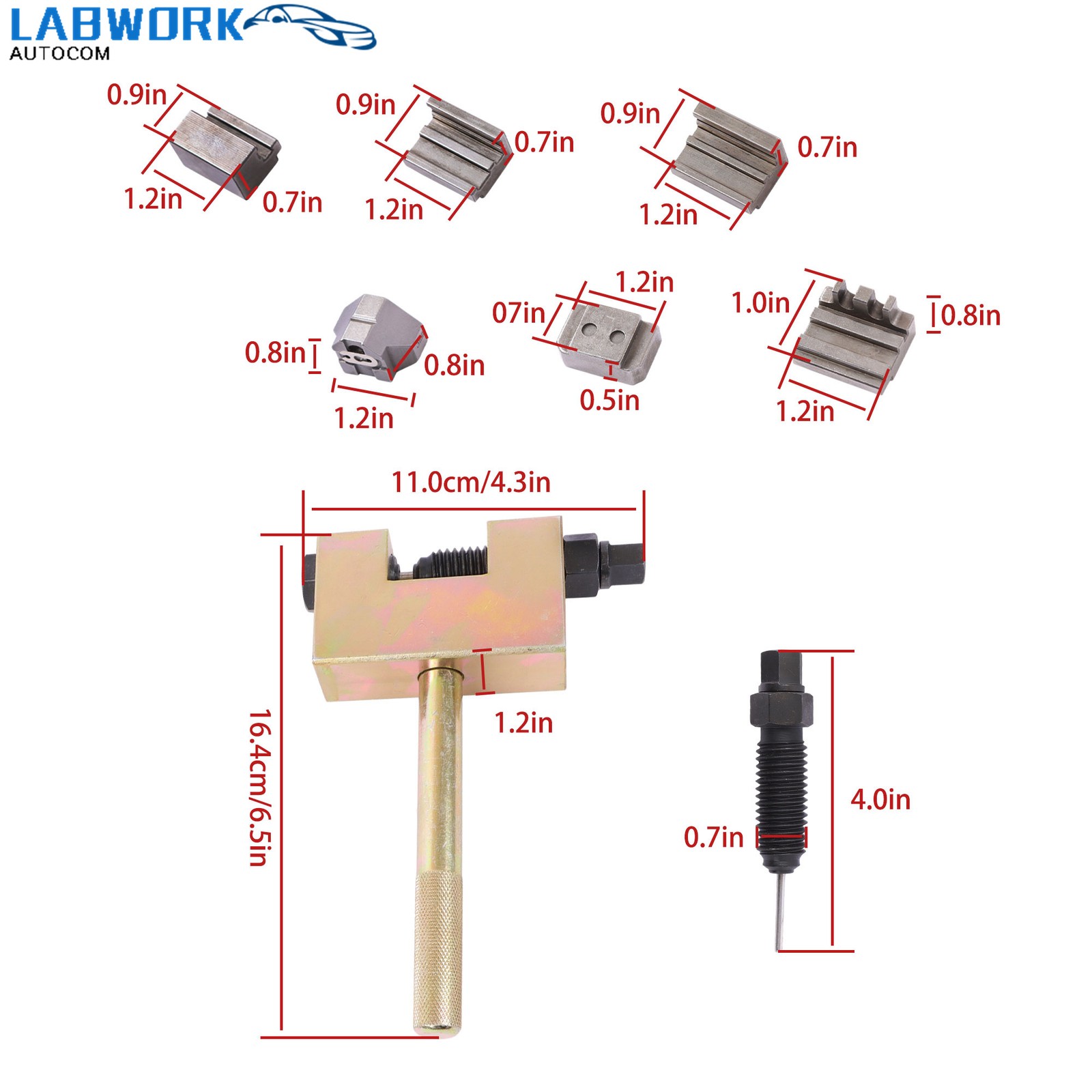 For Mercedes Benz M271 M272 M273 274 Engine Camshaft Timing Chain Rivet Tool Kit