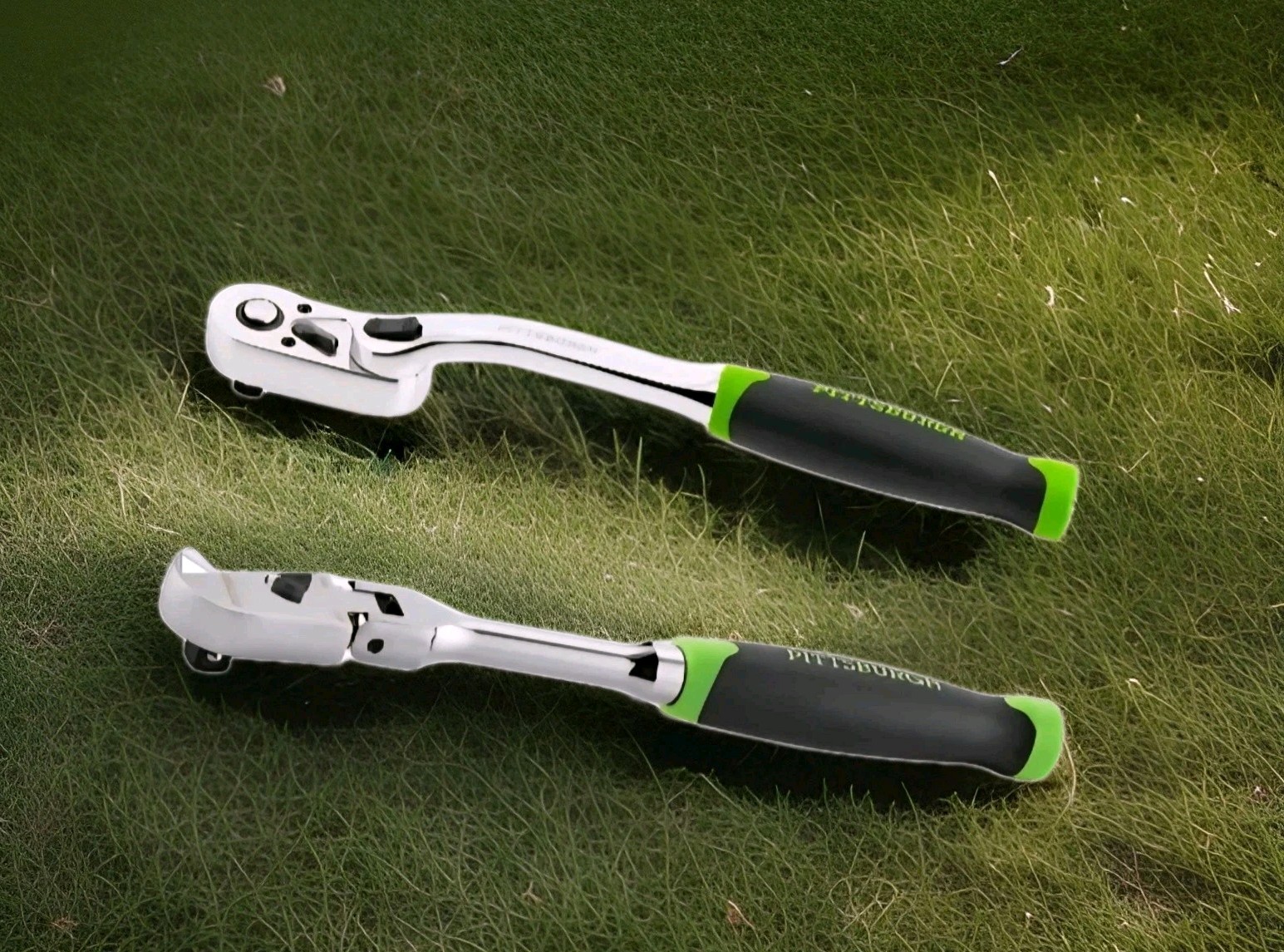 Two Pittsburgh Ratchet 1/4″ Flex Head Swivel, And 360° Swevel