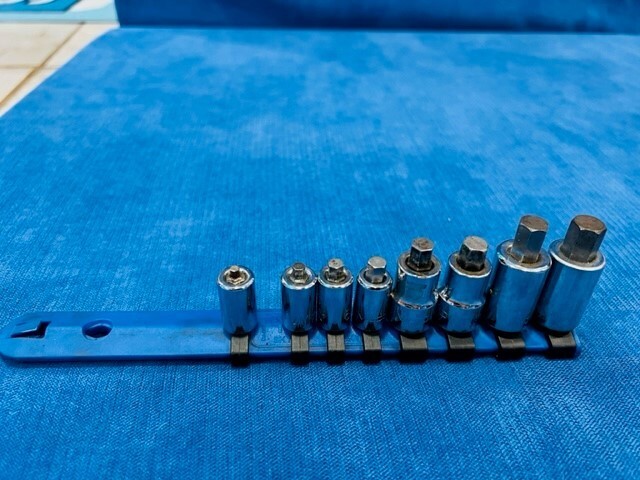 #aw446 NEW MATCO SABXYSM8R 8pc Metric STUBBY Hex Socket Driver Set 3-10mm